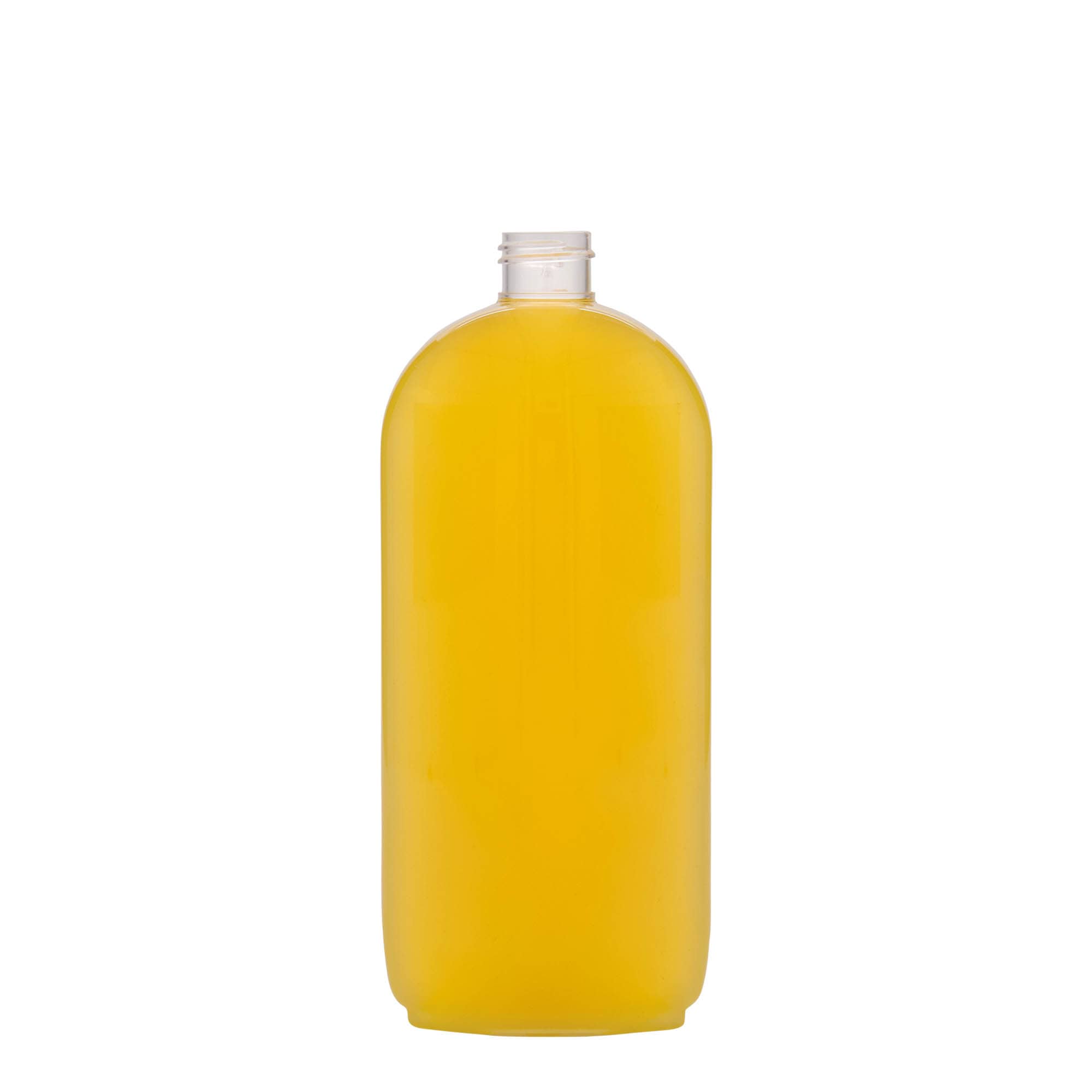 500 ml PET bottle ‘Iris’, oval, plastic, neck: 24/410