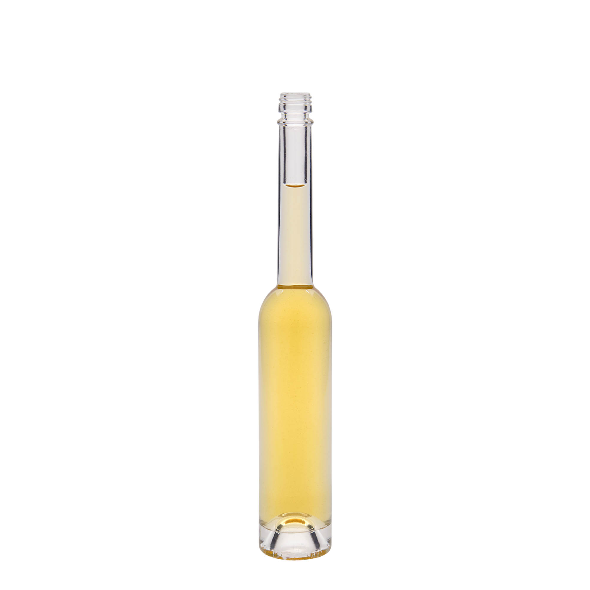 100 ml glass bottle 'Platina', opening: PP 18 100 ml glass bottle 'Platina', opening: PP 18