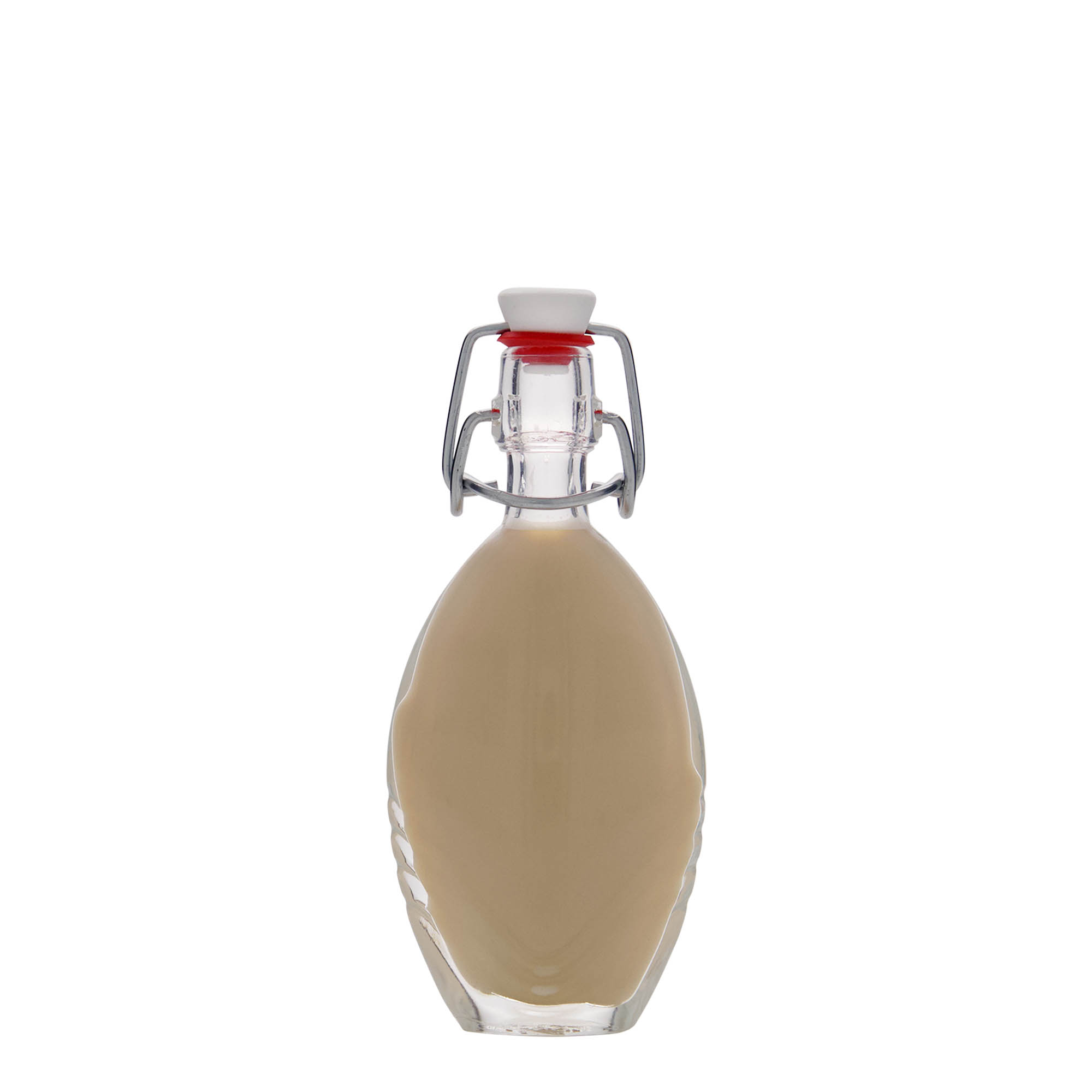40 ml glass bottle 'Florence', oval, opening: swing top closure 40 ml glass bottle 'Florence', oval, opening: swing top closure