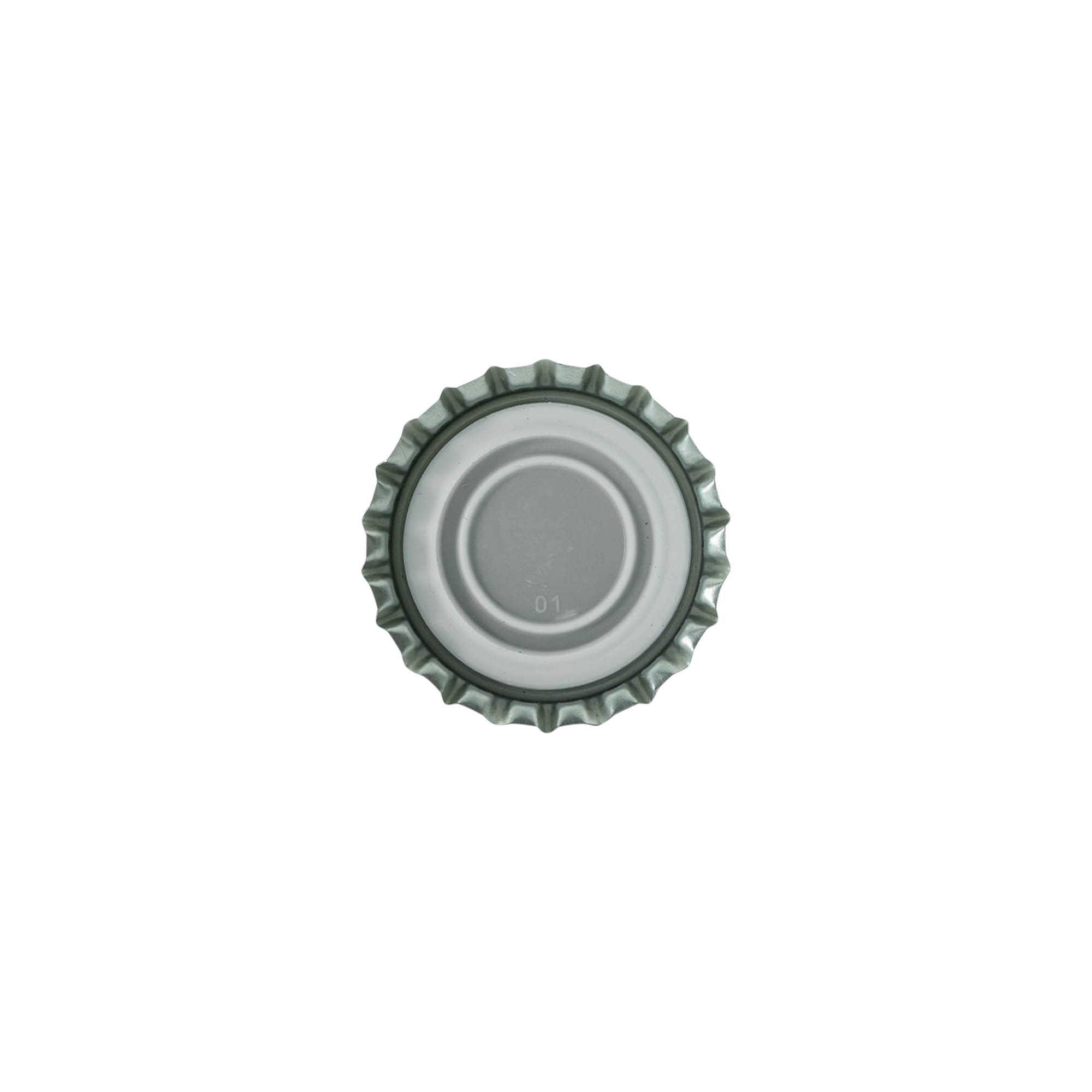Crown caps 29 mm, metal, black