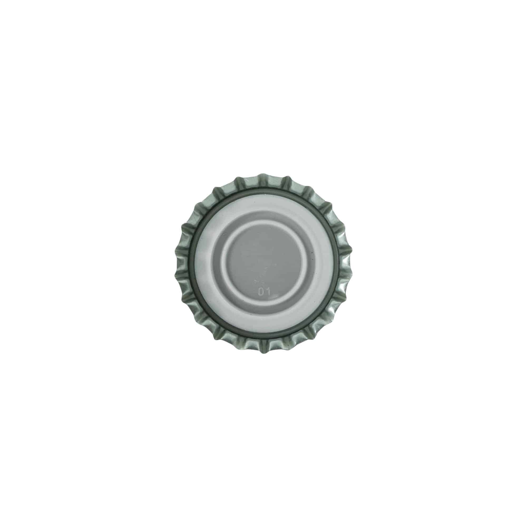 Crown caps 29 mm, metal, black