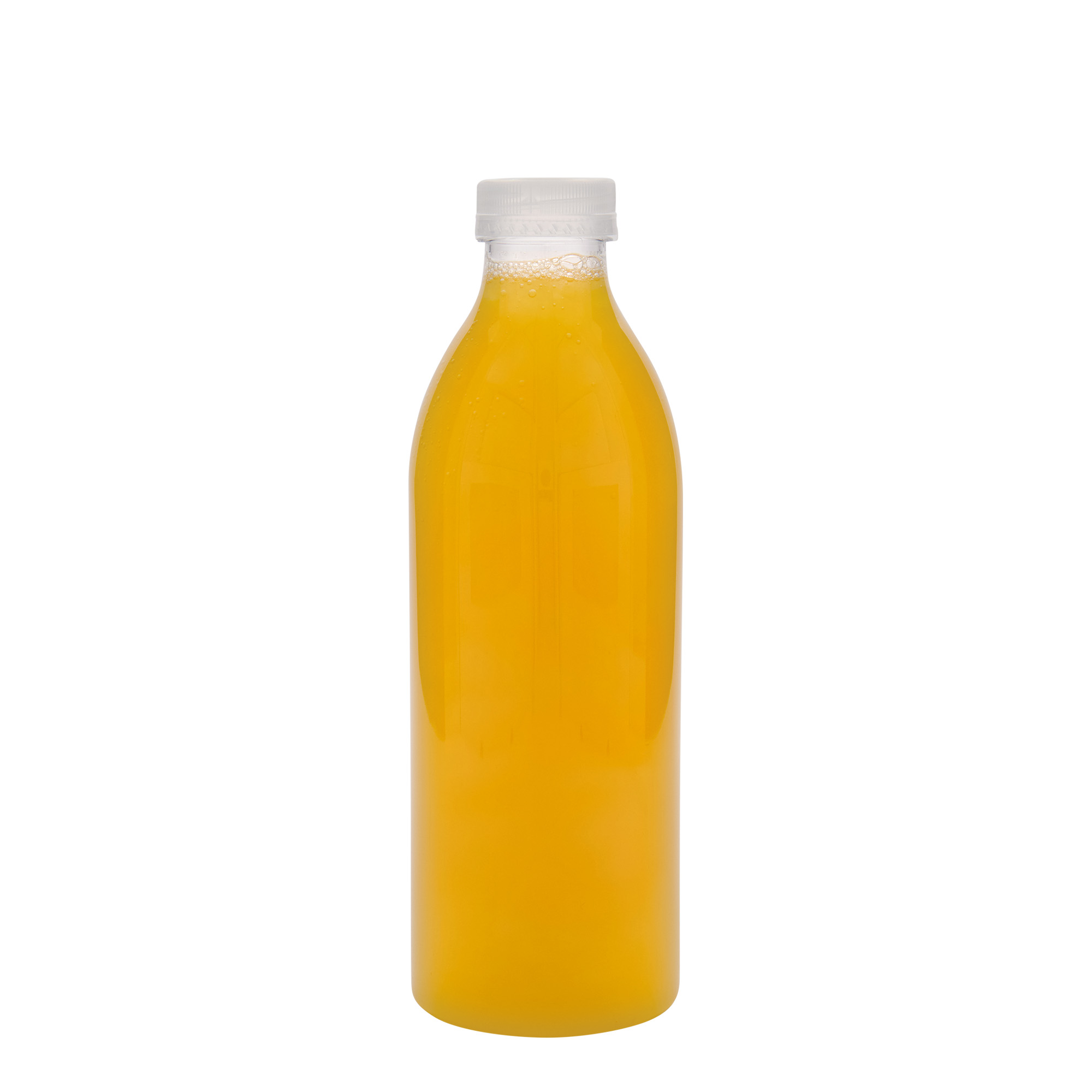 1,000 ml PET bottle standard, plastic, opening: 38 mm