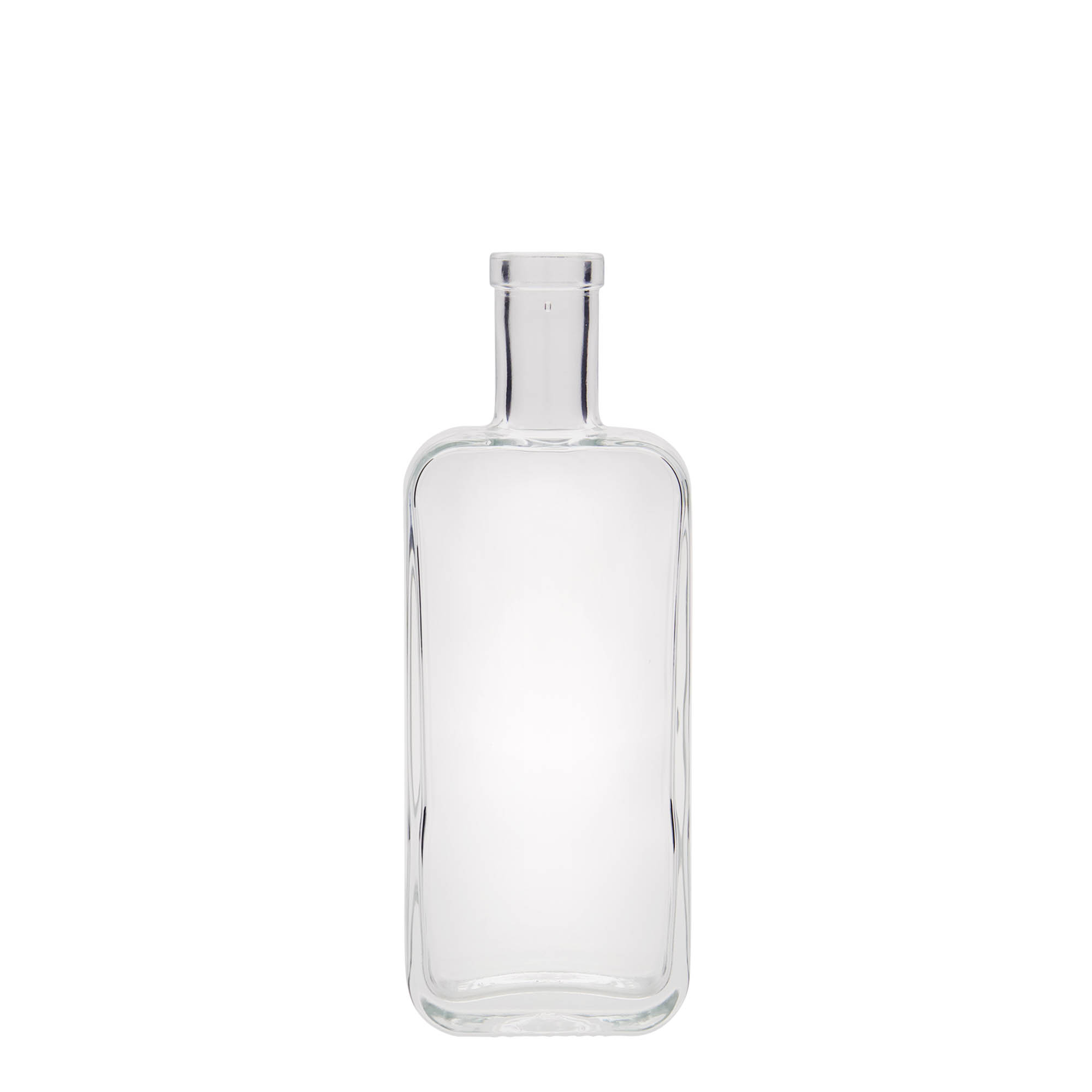 200 ml glass bottle 'Nice', rectangular, opening: cork