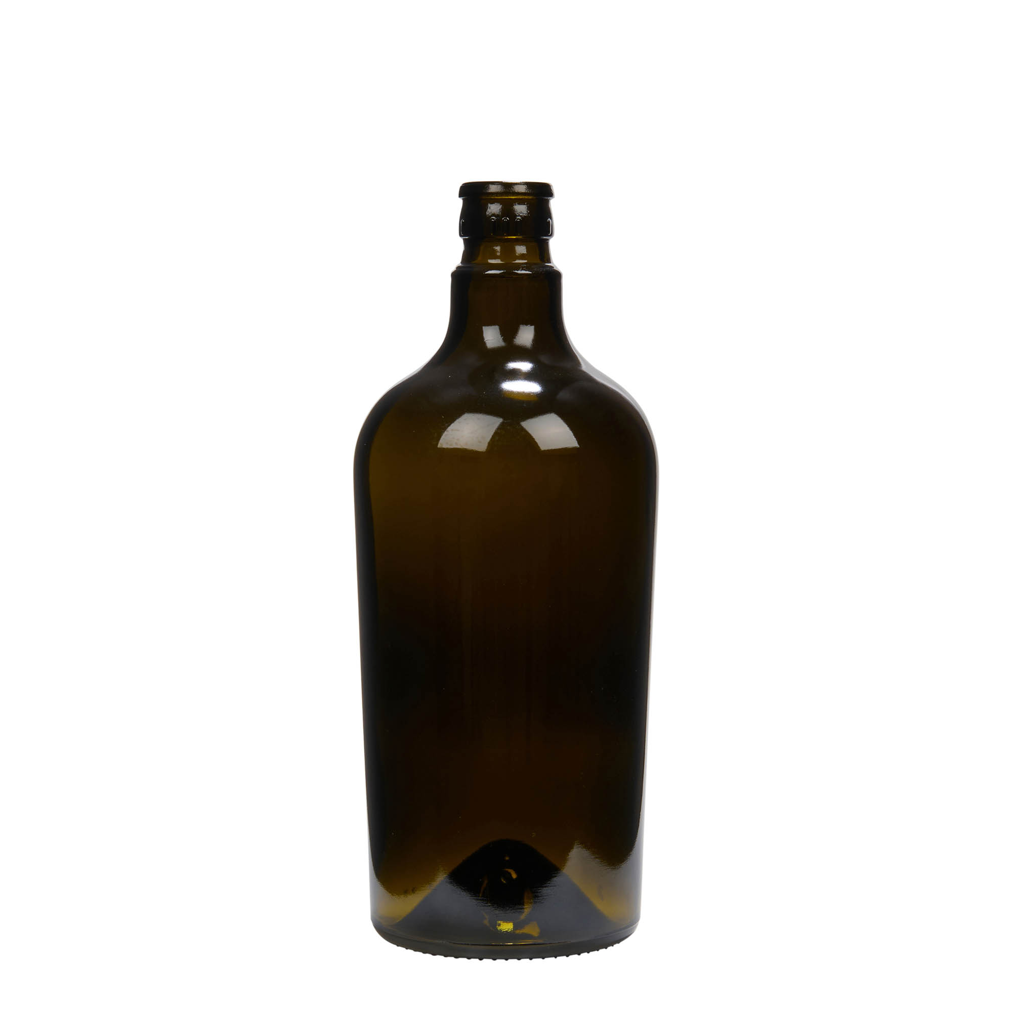 750 ml vinegar/oil bottle 'Oleum', glass, antique green, mouth: DOP 750 ml vinegar/oil bottle 'Oleum', glass, antique green, mouth: DOP