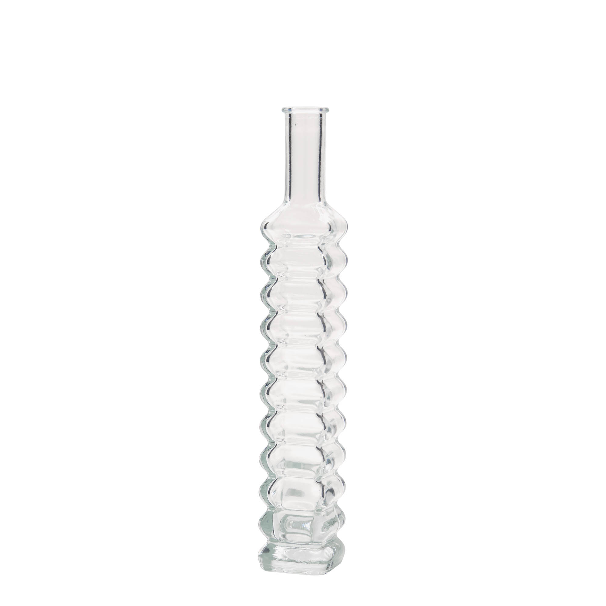 100 ml glass bottle 'Roma', square, opening: cork 100 ml glass bottle 'Roma', square, opening: cork