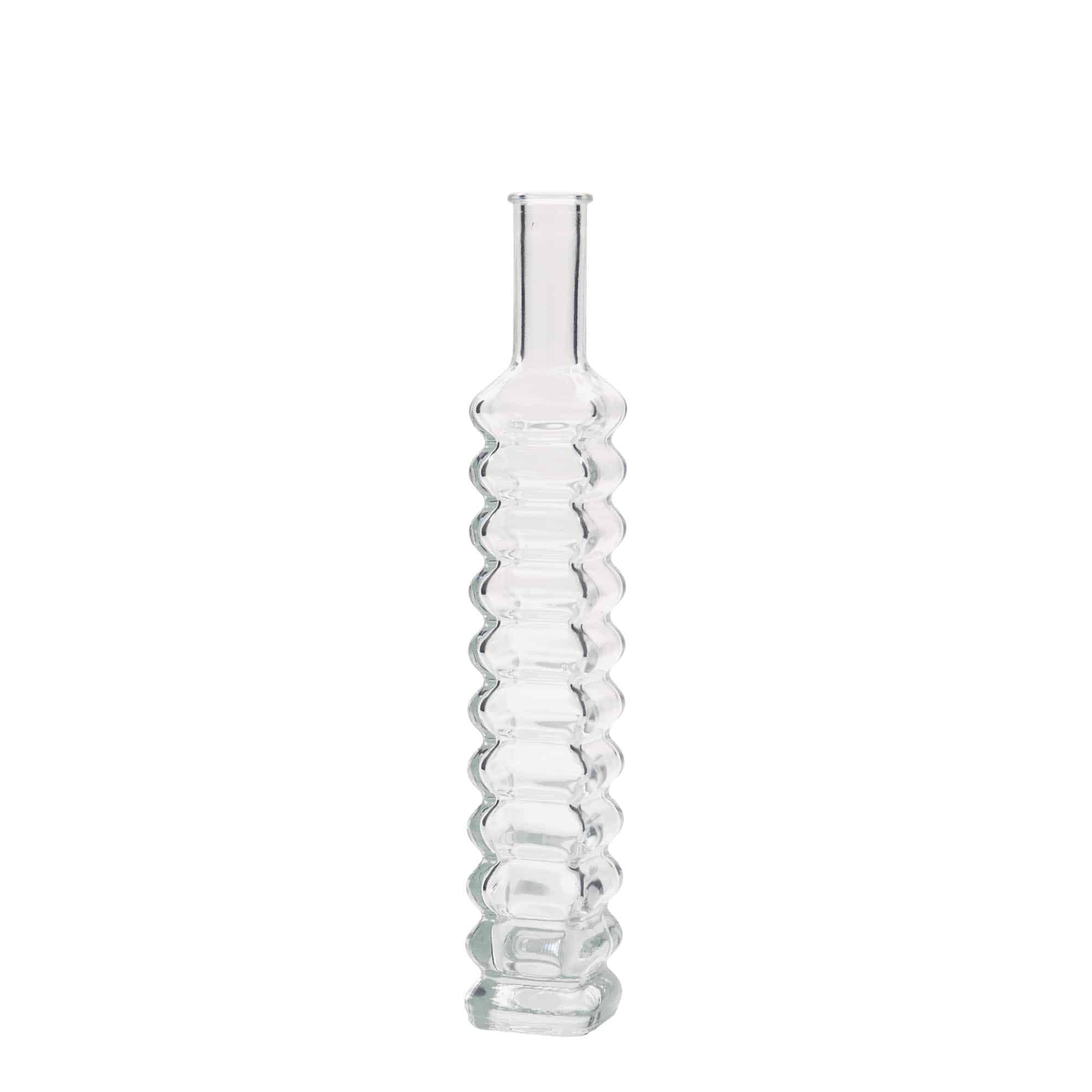 100 ml glass bottle ‘Roma’, square, opening: cork