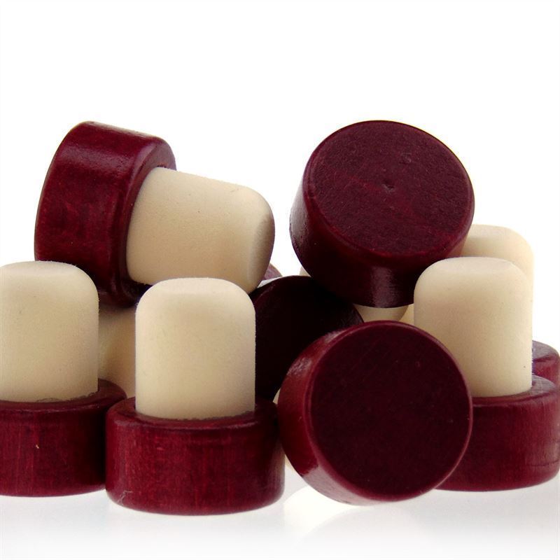 19 mm mushroom cork, wood/plastic, Bordeaux red, for opening: cork 19 mm mushroom cork, wood/plastic, Bordeaux red, for opening: cork
