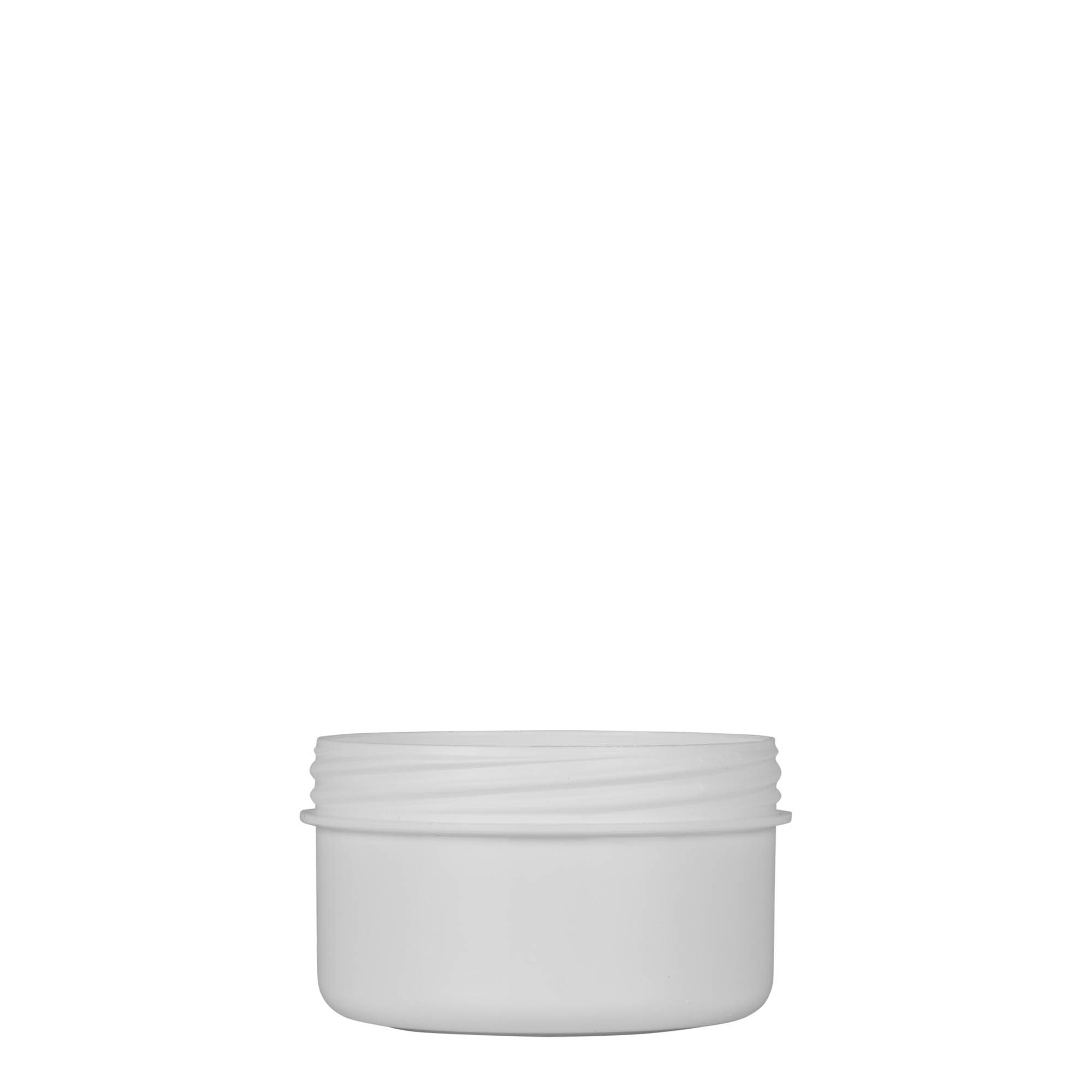 60 ml plastic jar 'White Line', PP, white, closure: screw cap 60 ml plastic jar 'White Line', PP, white, closure: screw cap