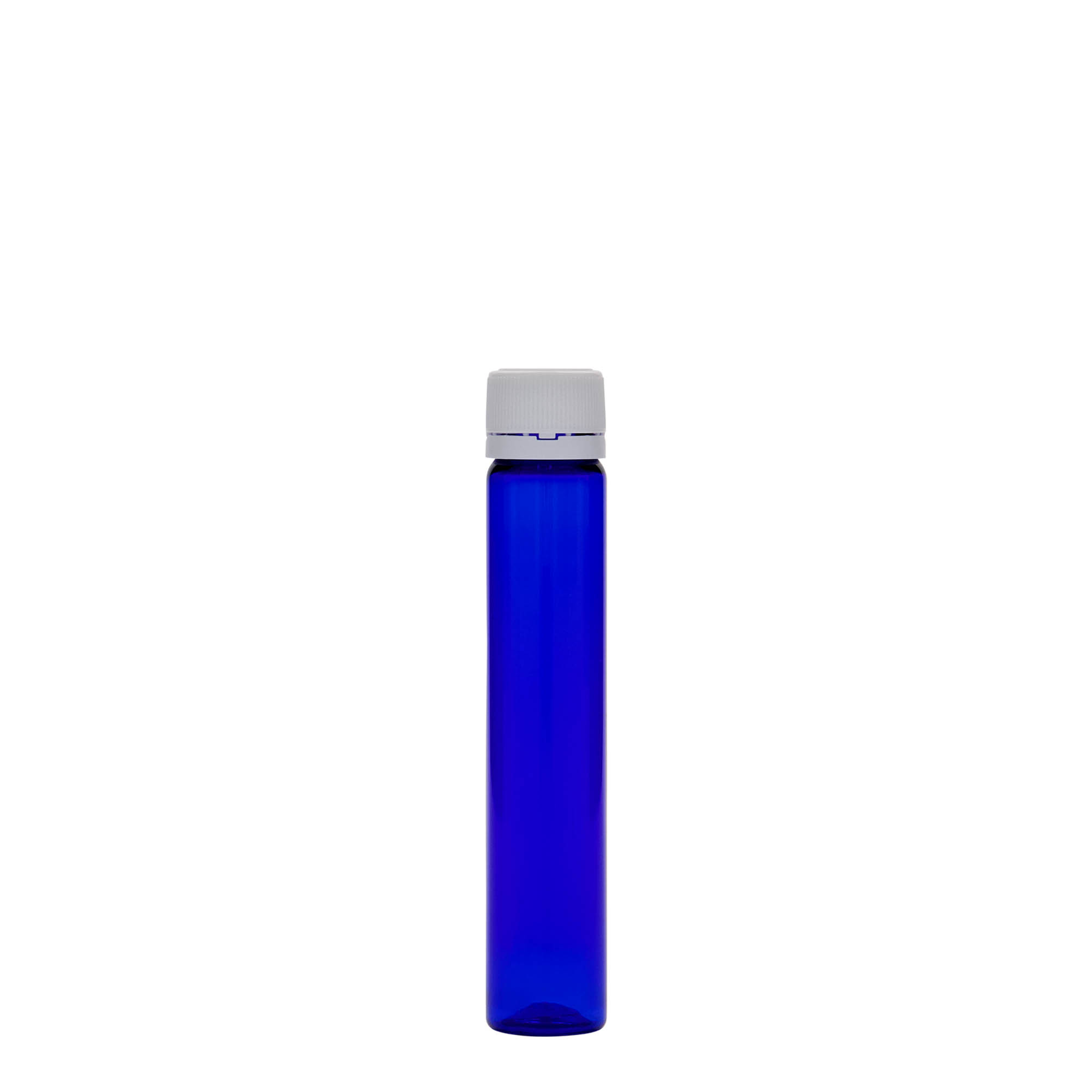 25 ml PET tube, plastic, royal blue, closure: screw cap