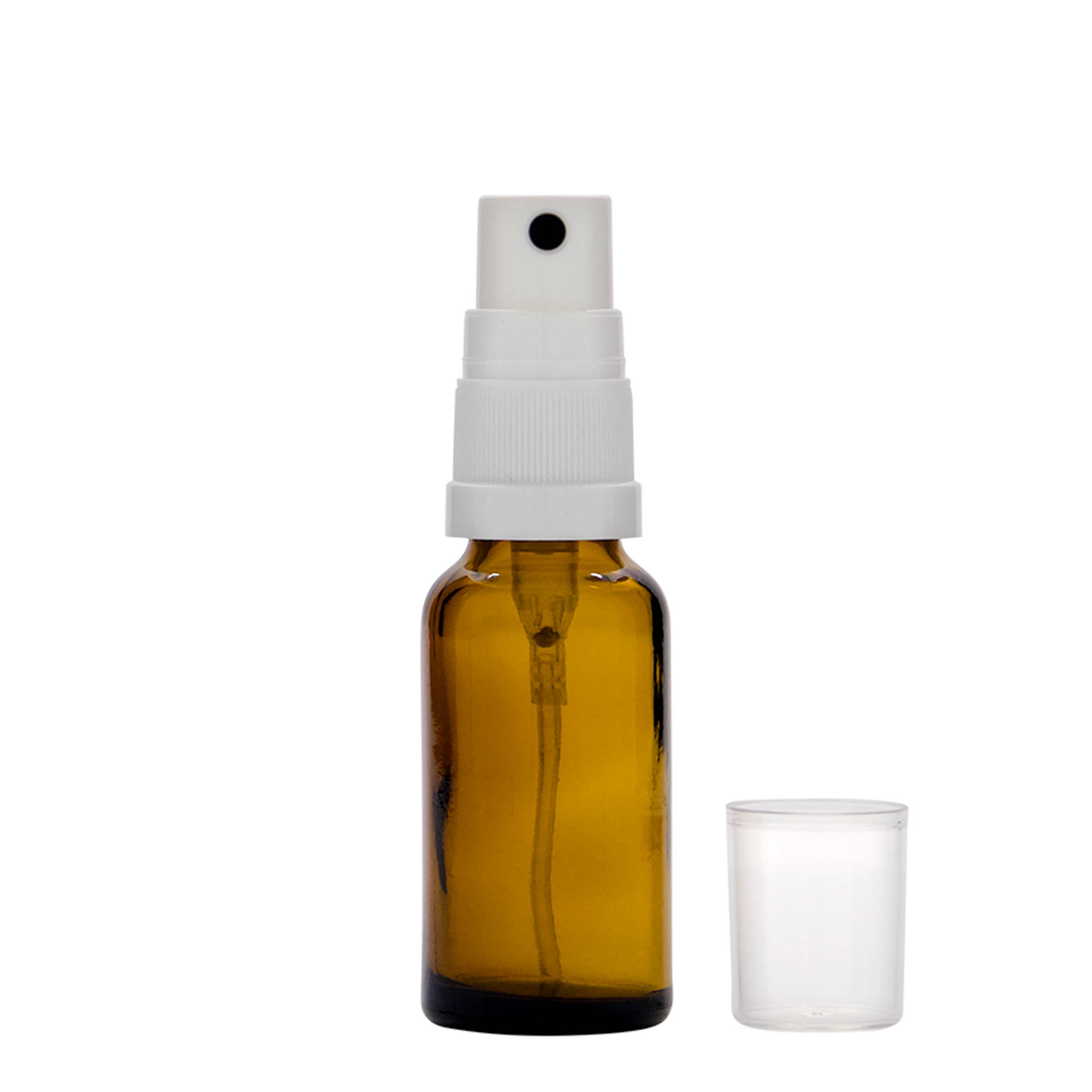 20 ml spray bottle medicine, glass, brown, opening: DIN 18 20 ml spray bottle medicine, glass, brown, opening: DIN 18