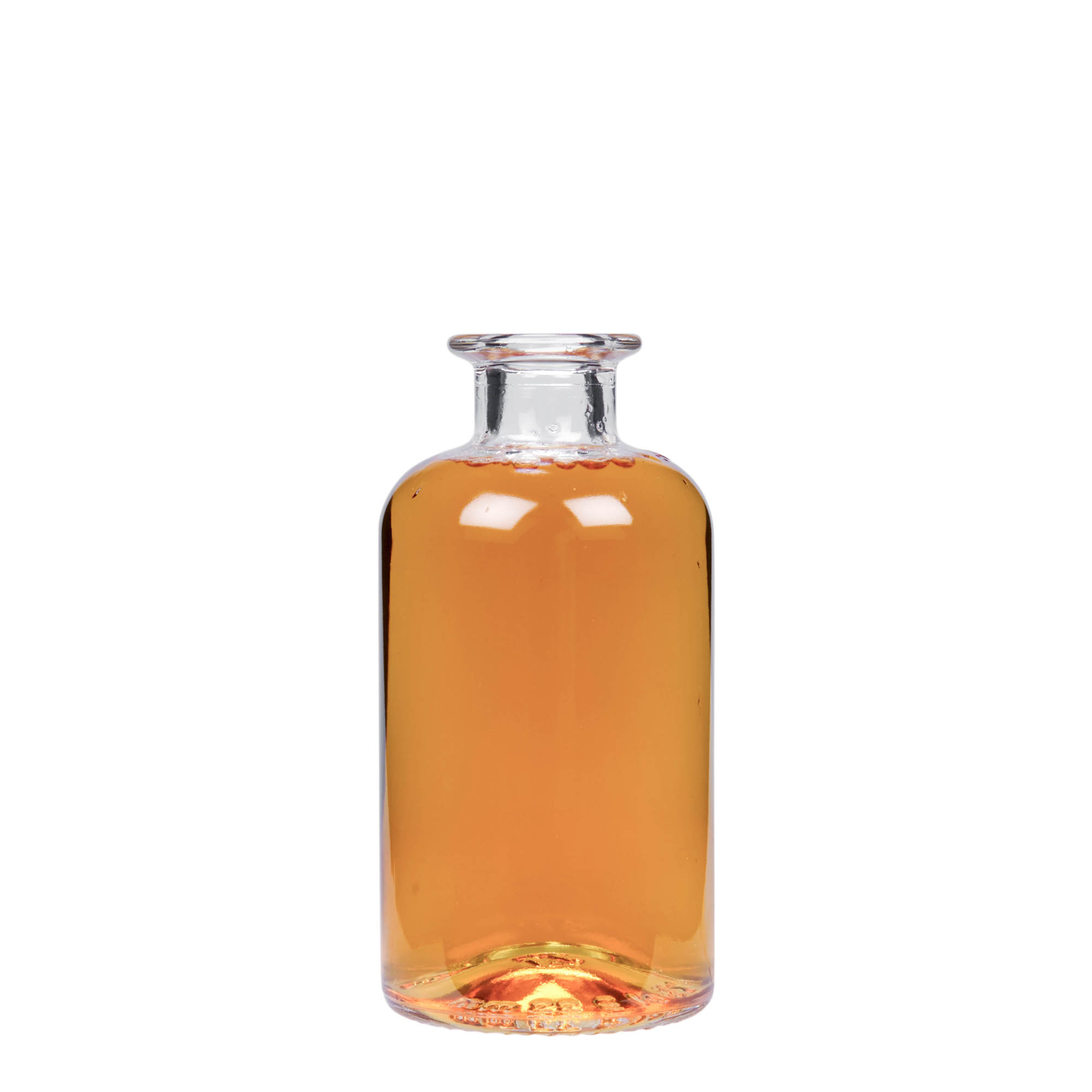 250 ml glass bottle apothecary, opening: cork