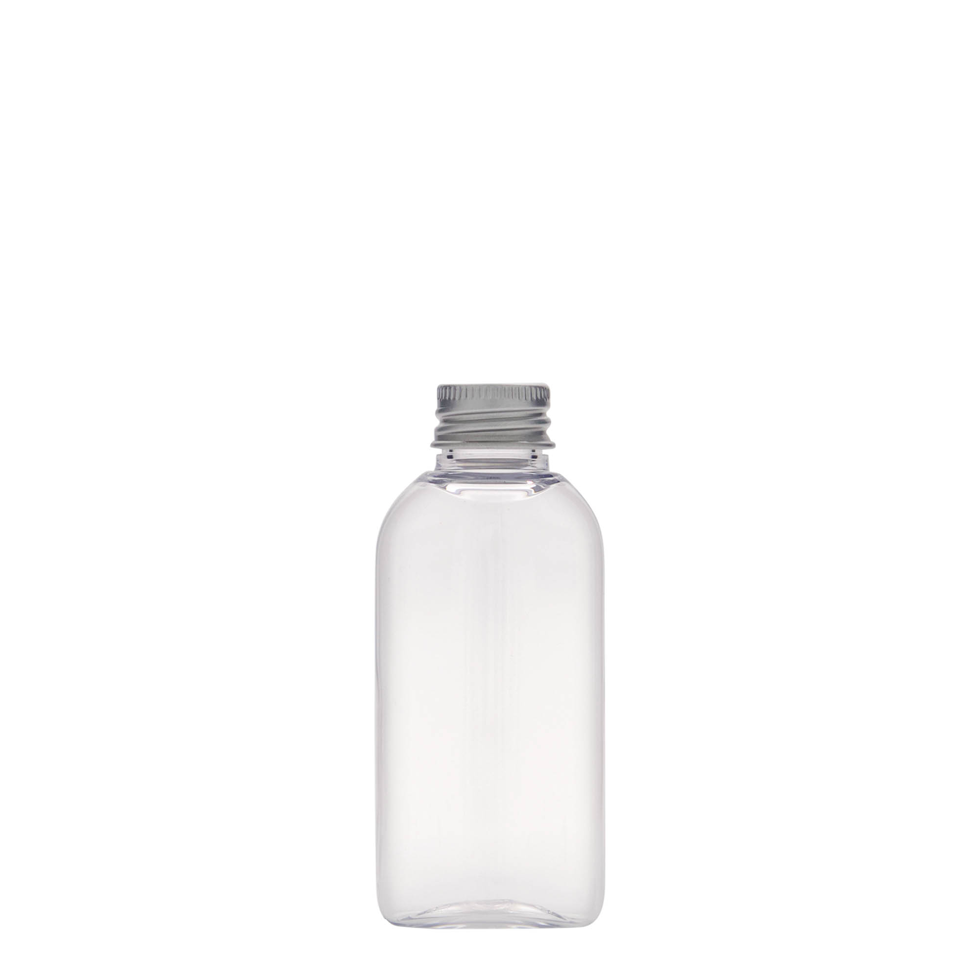 50 ml PET bottle ‘Iris’, oval, plastic, opening: 20/410