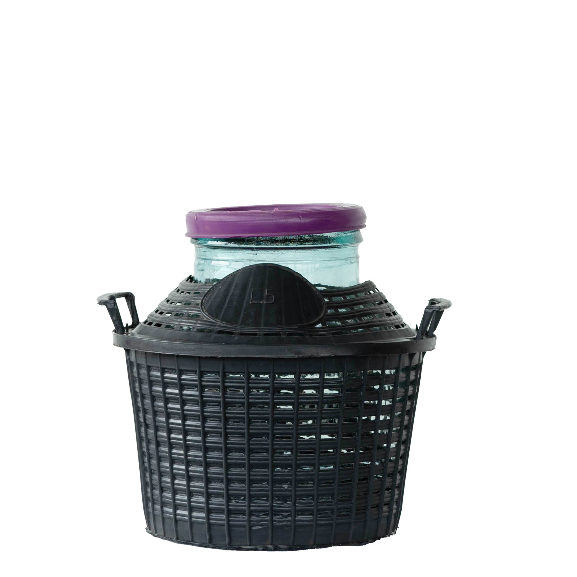 5 l wide-neck balloon bottle, glass, opening: slip lid 5 l wide-neck balloon bottle, glass, opening: slip lid