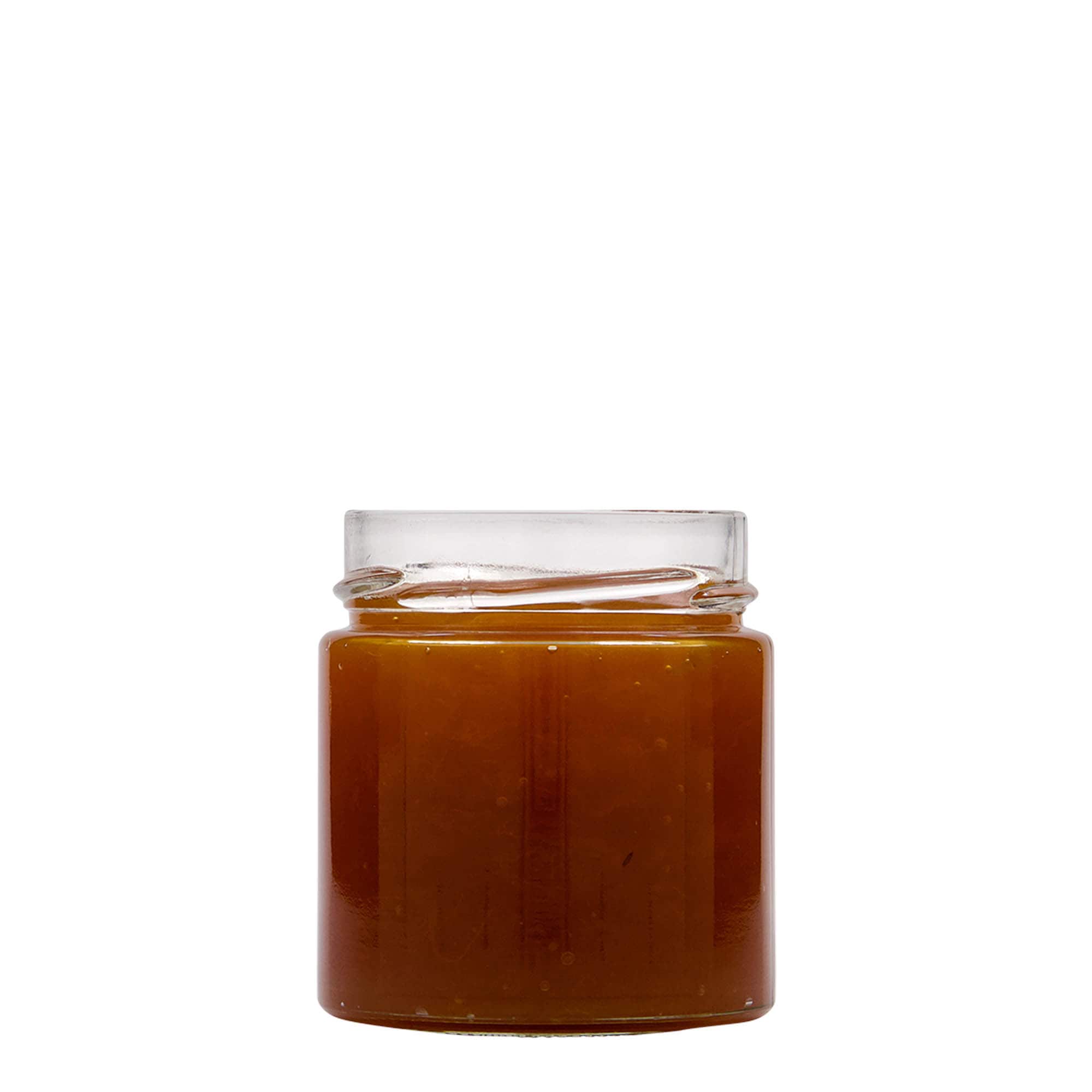 220 ml round glass ‘Aurora’, opening: Deep-Twist-off (DTO 66)