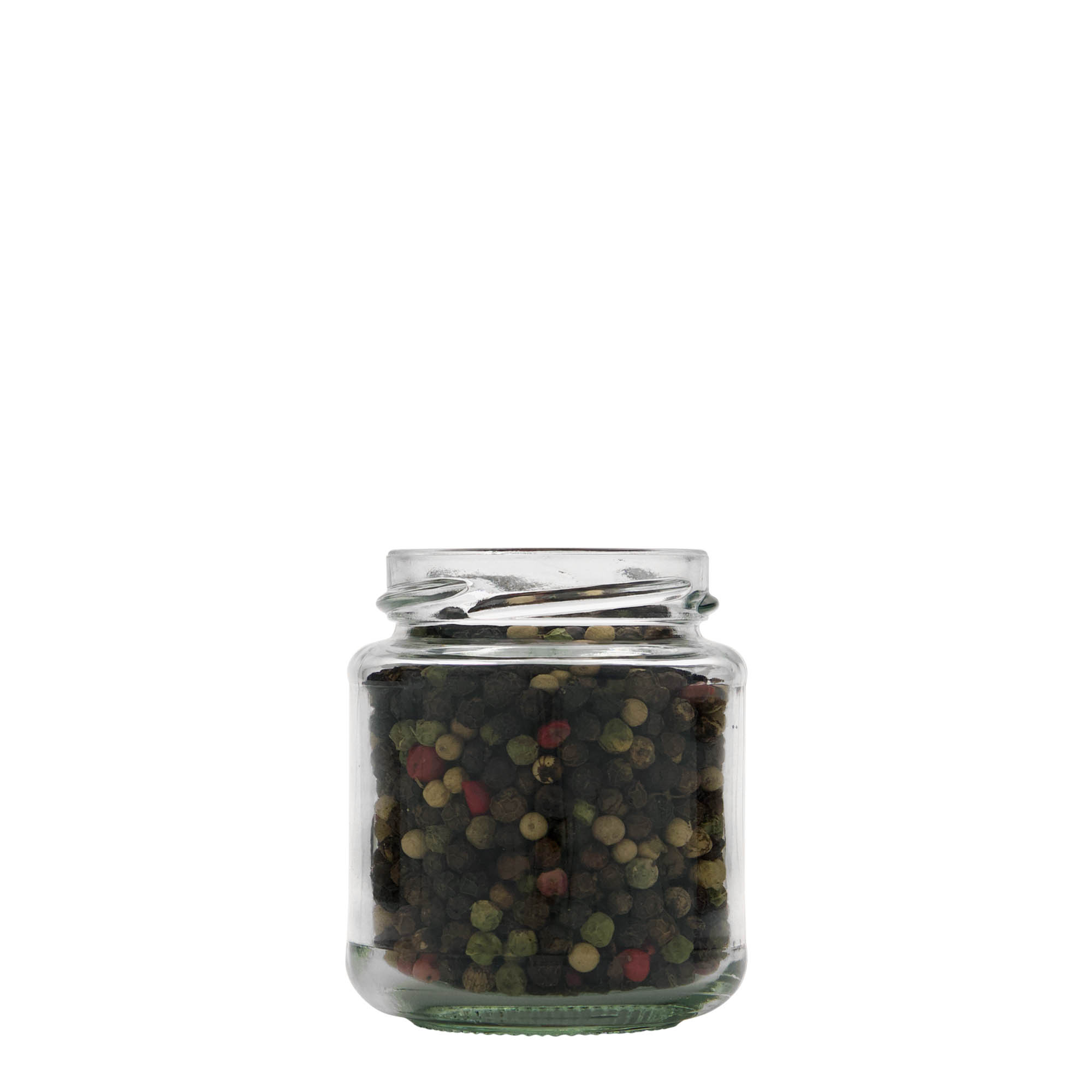 142 ml round glass, opening: Twist-off (TO 53)