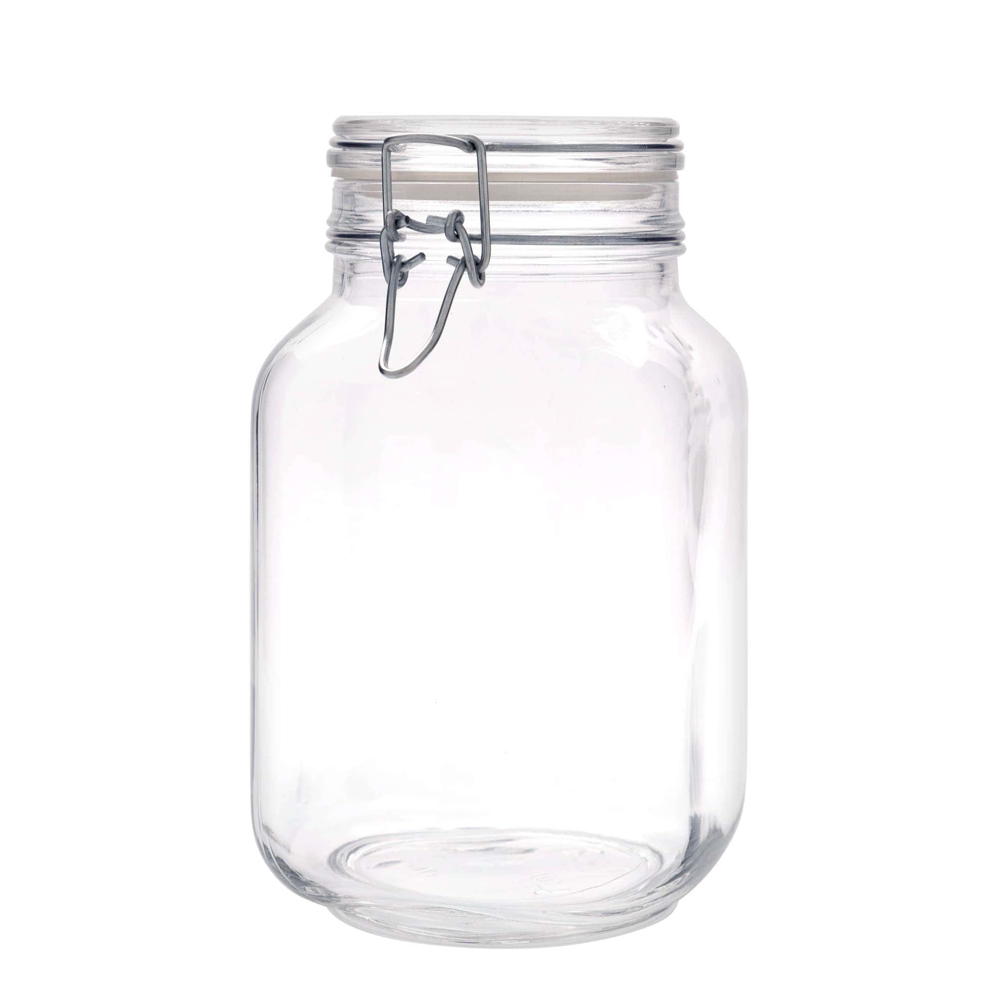 2,000 ml wire bail jar ‘Fido’, square, opening: wire bail closure