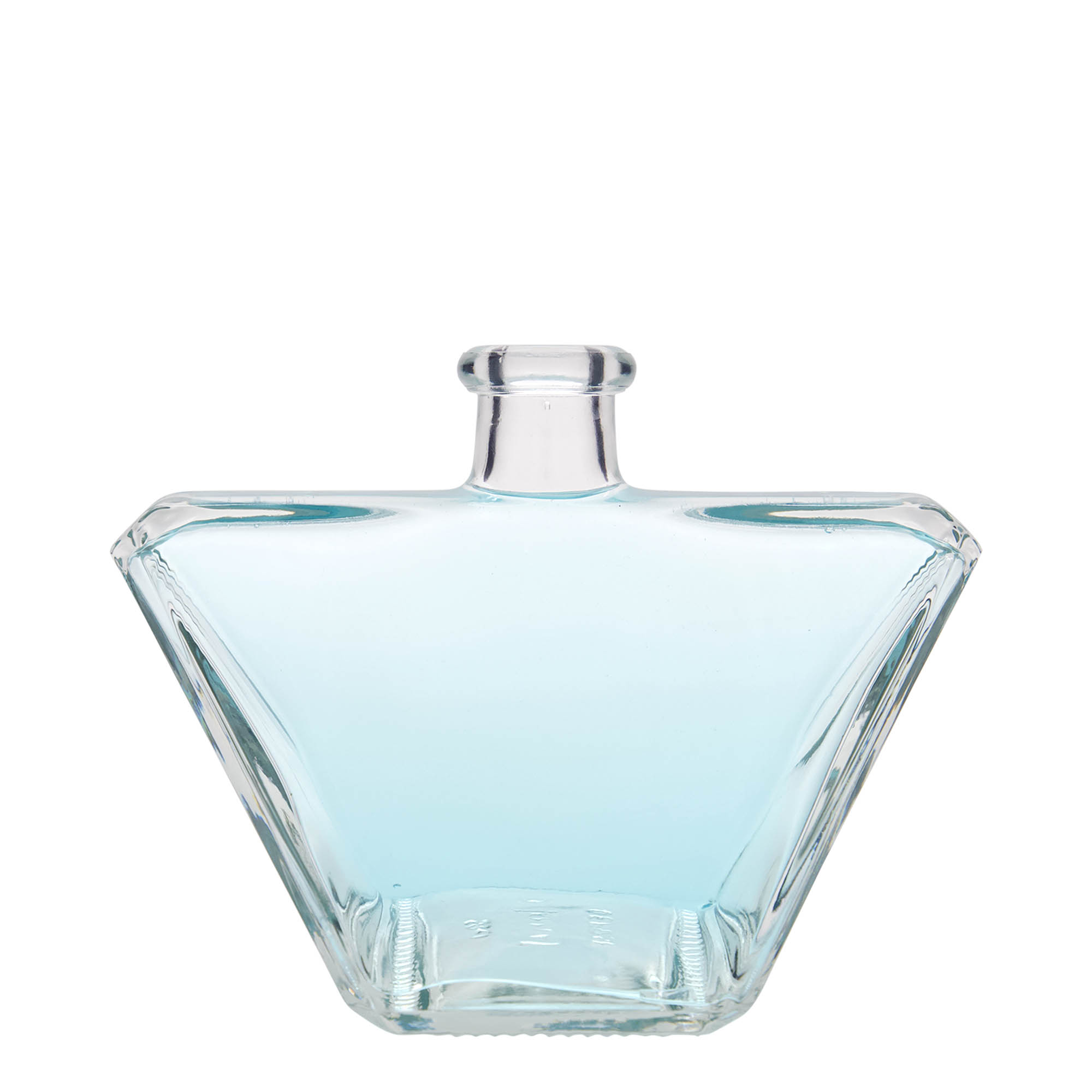 500 ml glass bottle 'Charly', rectangular, opening: cork