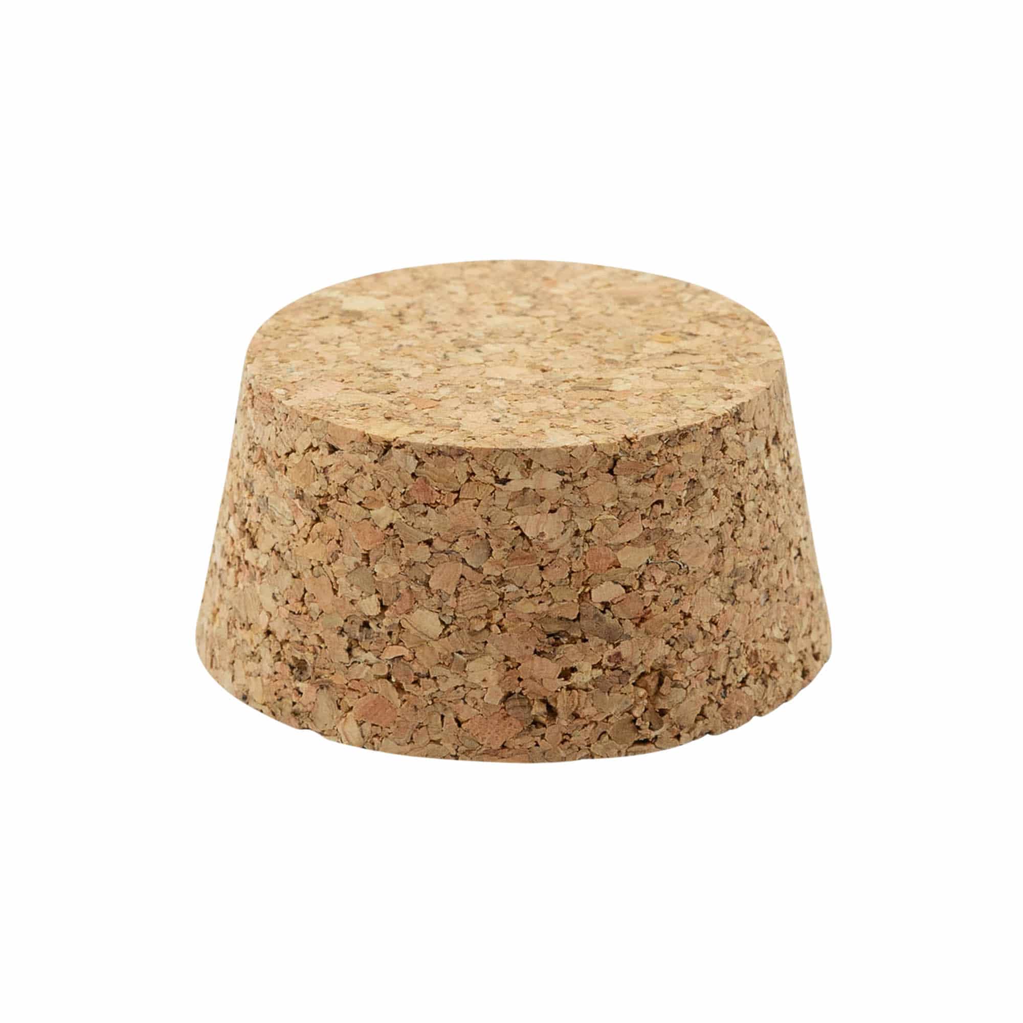 Tapered cork 48-57 x 27, press cork, beige, for opening: cork