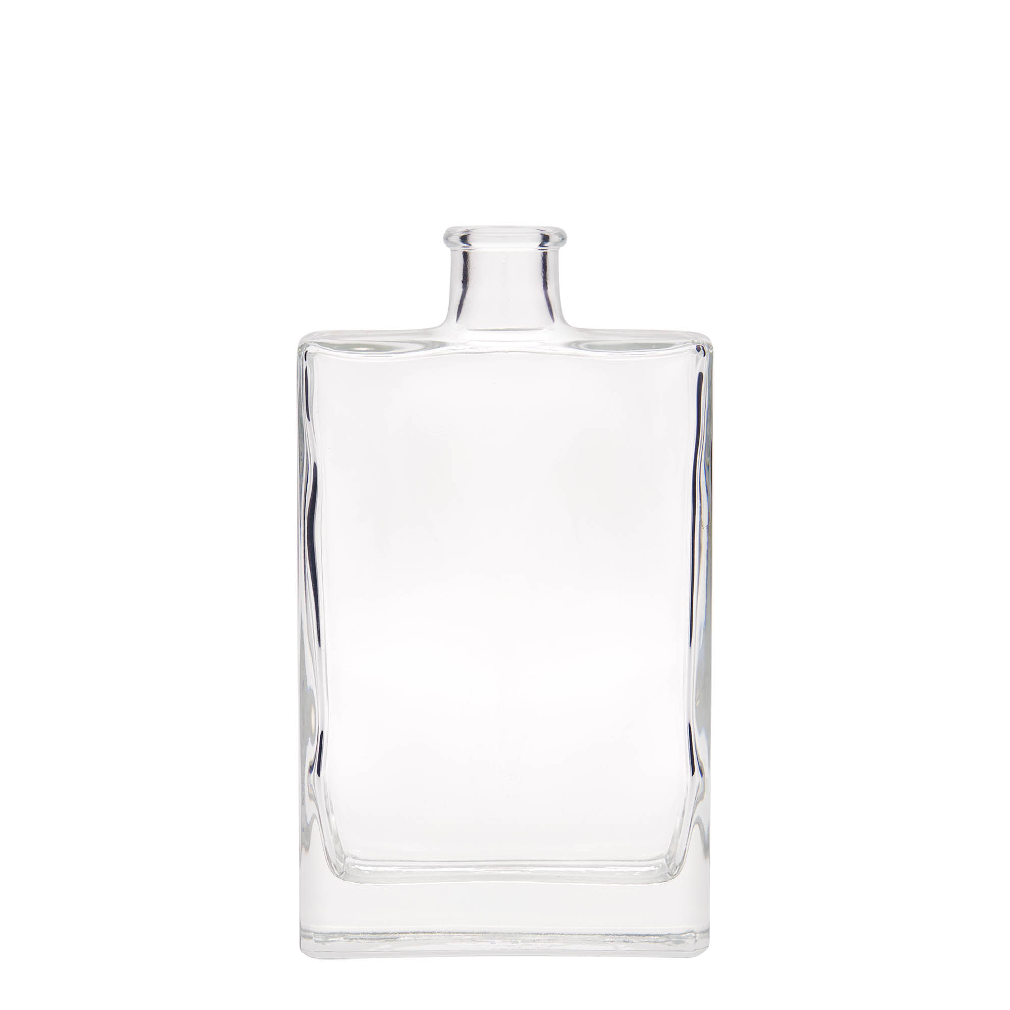 350 ml glass bottle 'Julia', rectangular, opening: cork