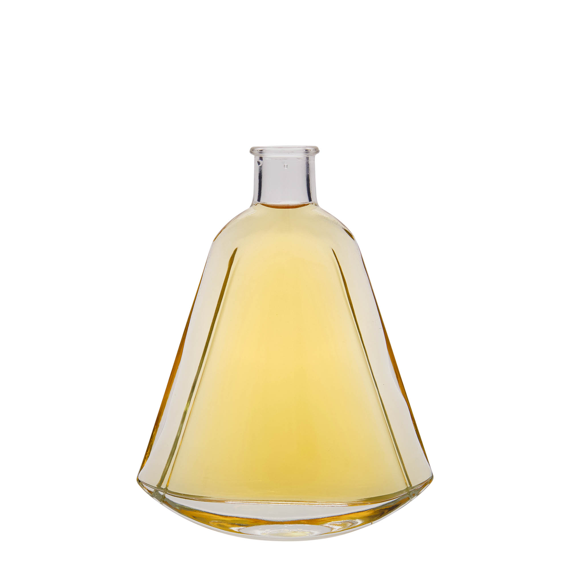 200 ml glass bottle 'Maurizio', oval, opening: cork
