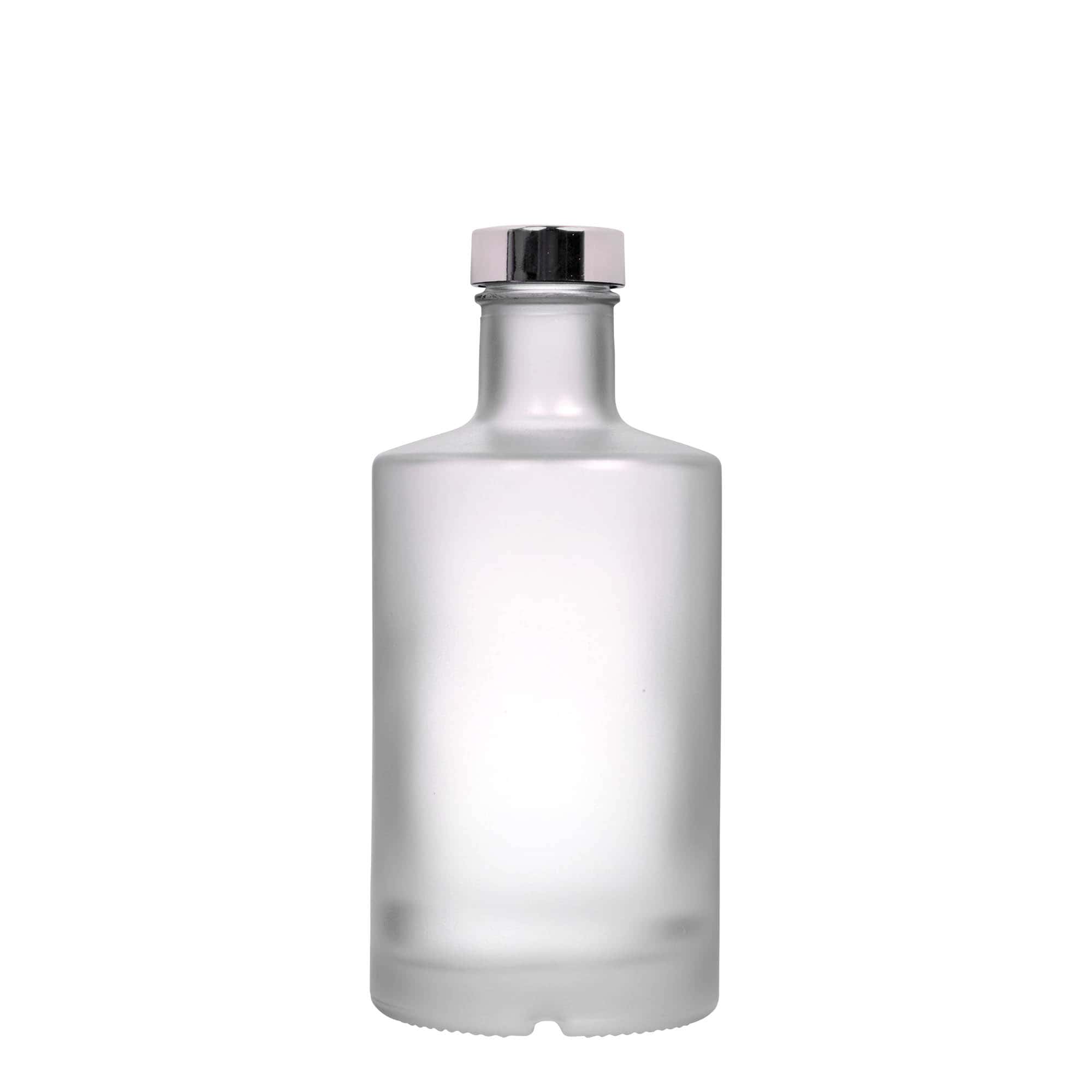 500 ml glass bottle ‘Caroline’, frosted, opening: GPI 33