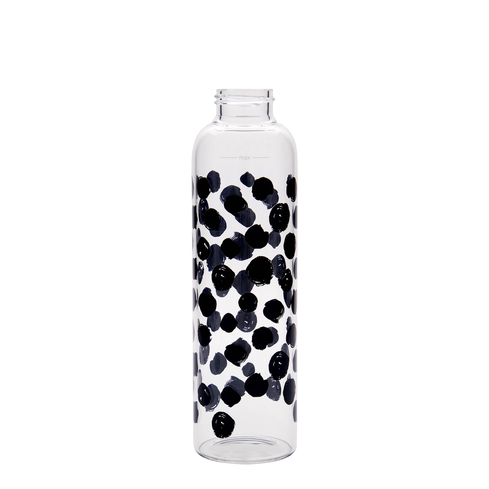 500 ml water bottle 'Perseus', print: black dots, closure: screw cap 500 ml water bottle 'Perseus', print: black dots, closure: screw cap