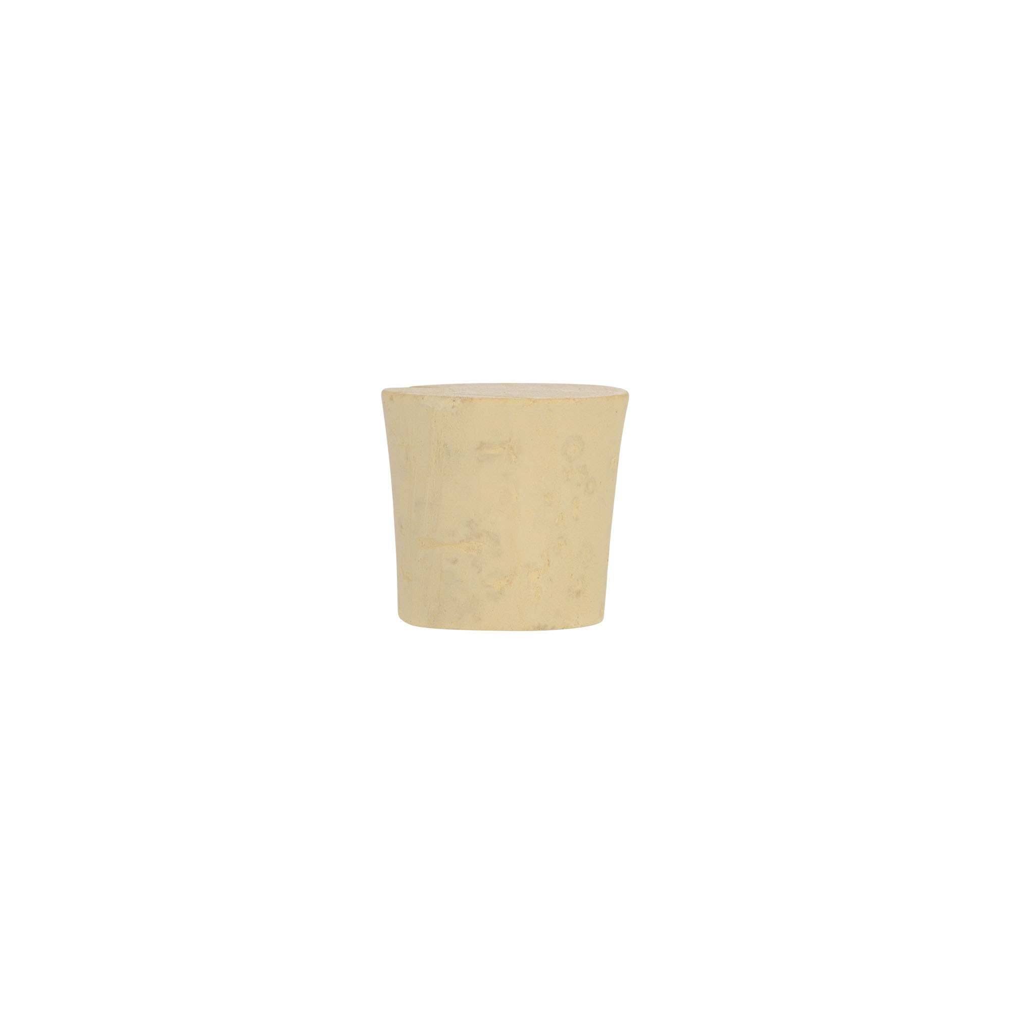 Tapered cork 24-28 x 27, natural cork, bleached, for opening: cork