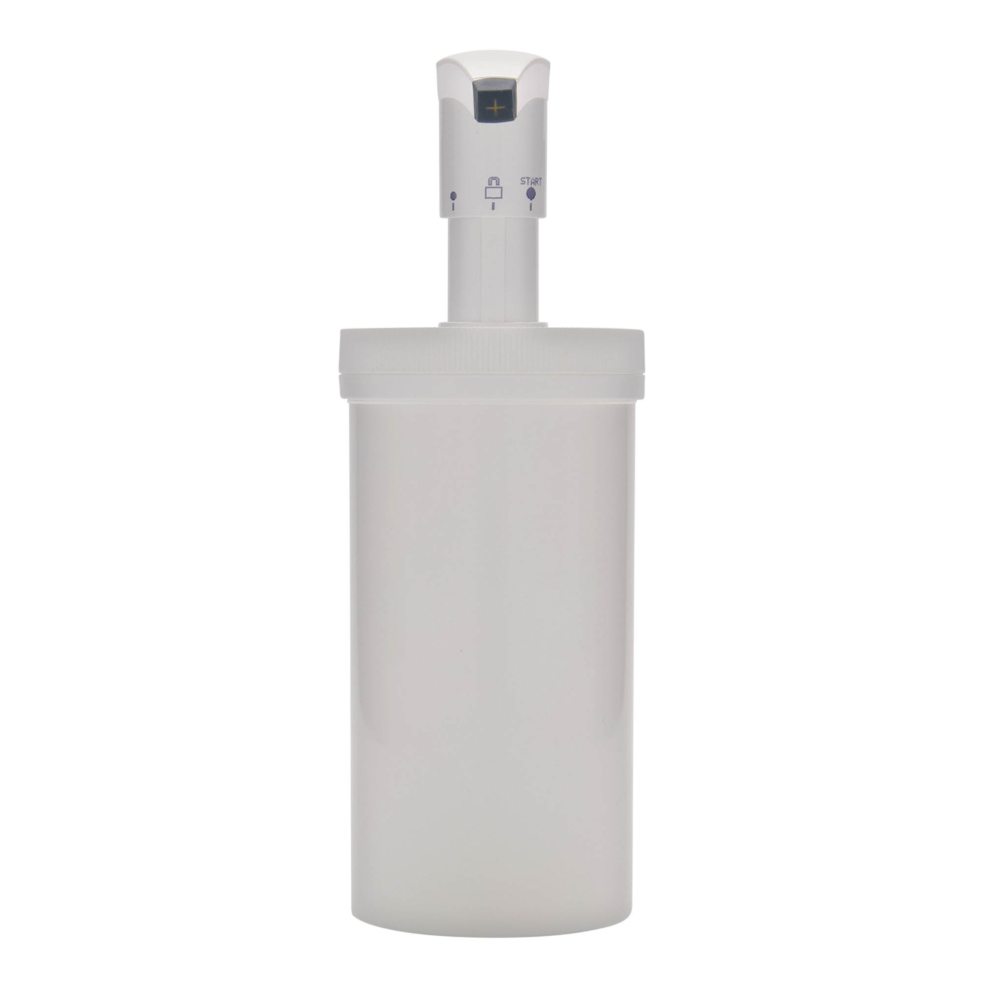 655 ml dispenser bottle 'Securibox', PP plastic, white, closure: screw cap