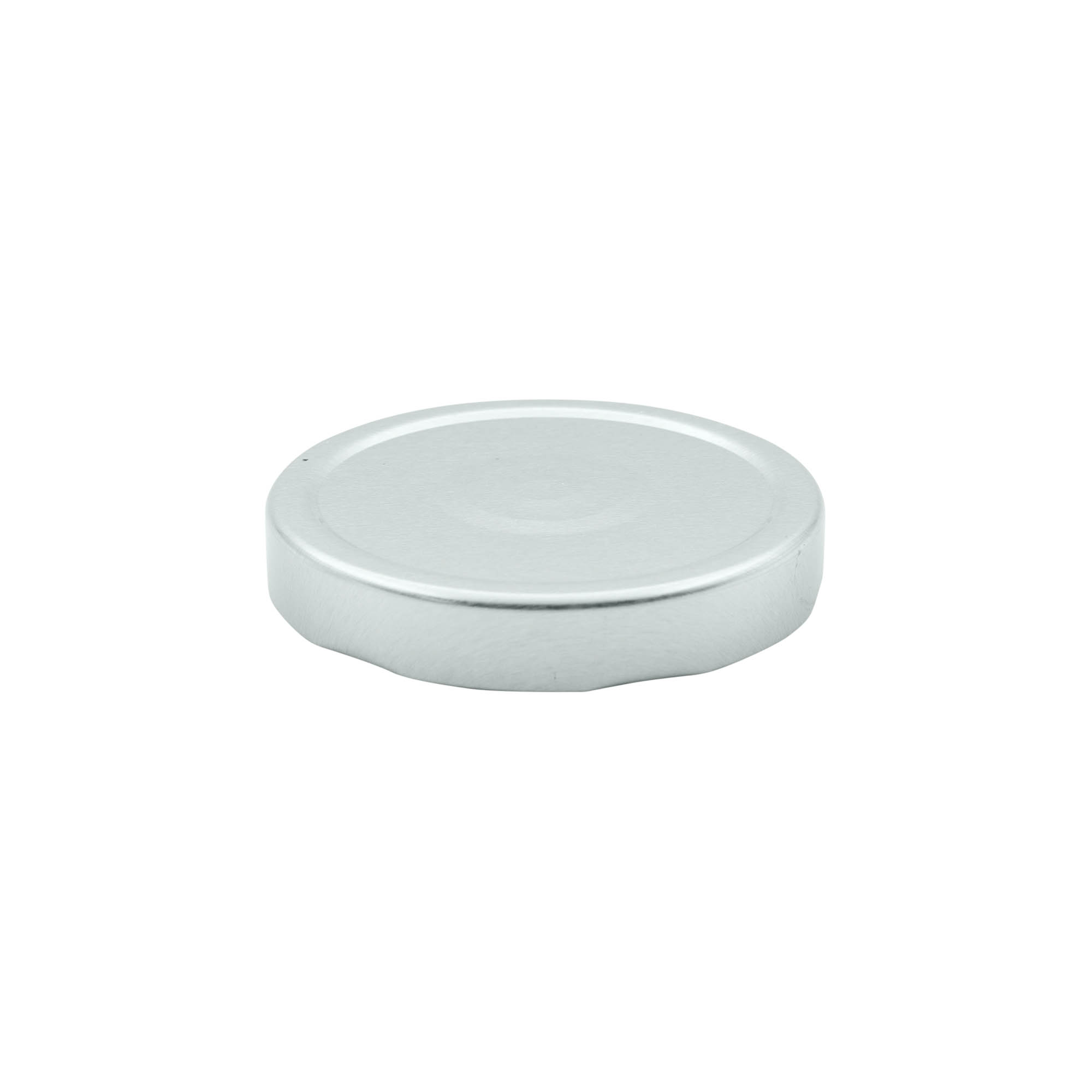 Deep twist-off closure, tinplate, silver, for opening: Deep-TO 82