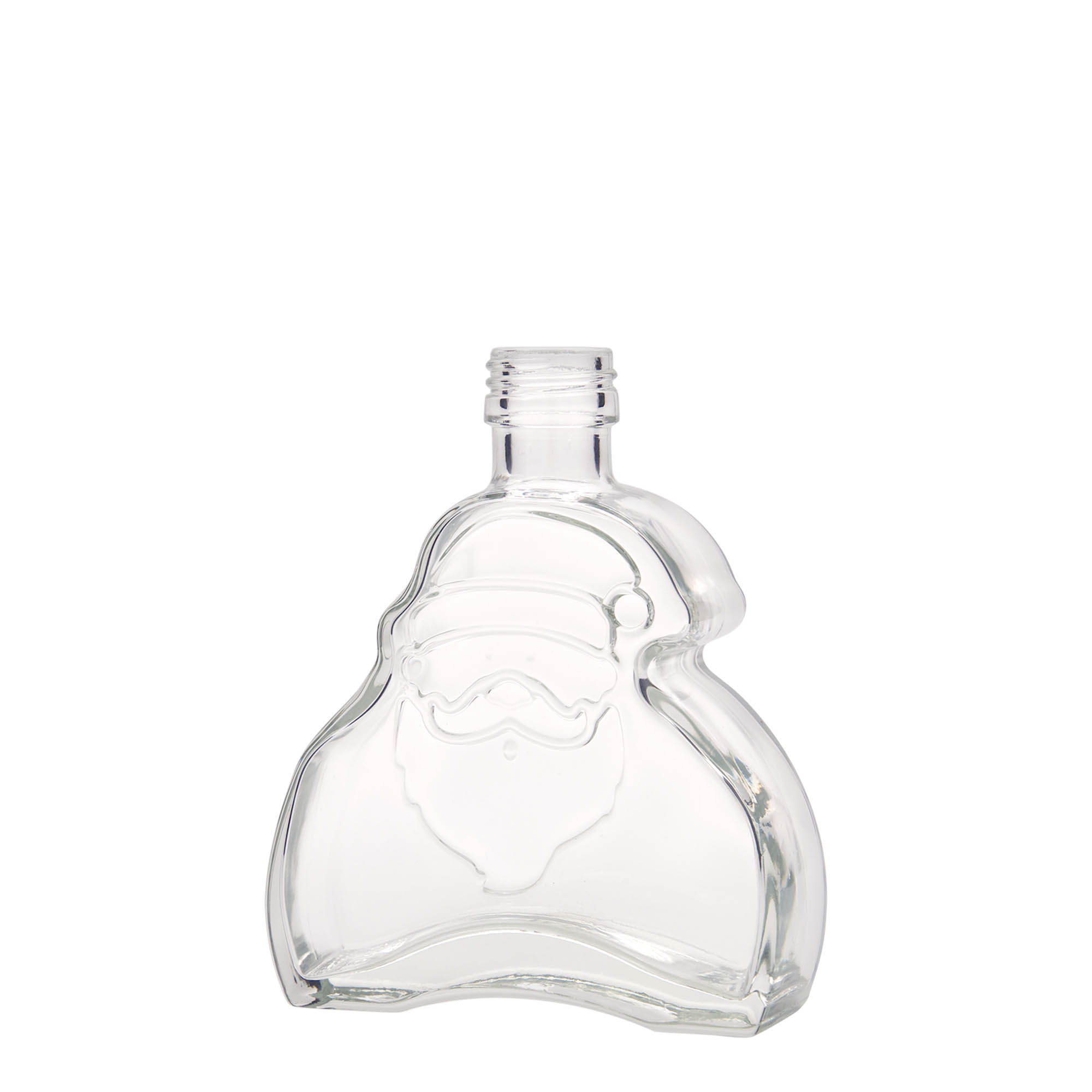 200 ml glass bottle 'Santa Claus', opening: PP 28