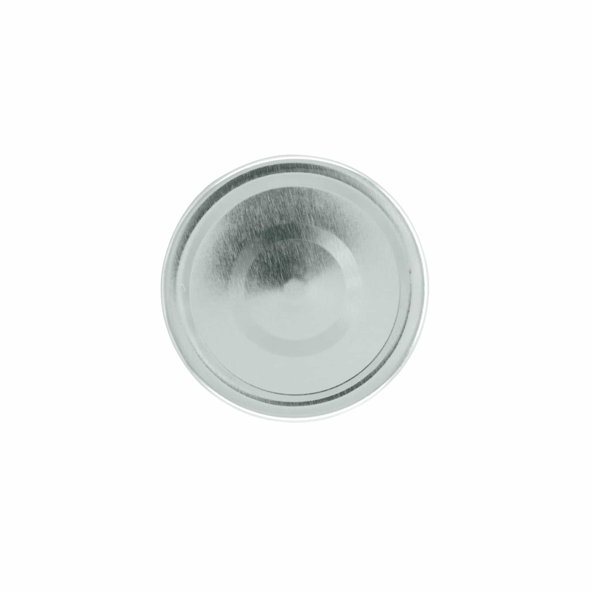 Deep Twist-off cap, tinplate, silver, for opening: Deep-TO 70