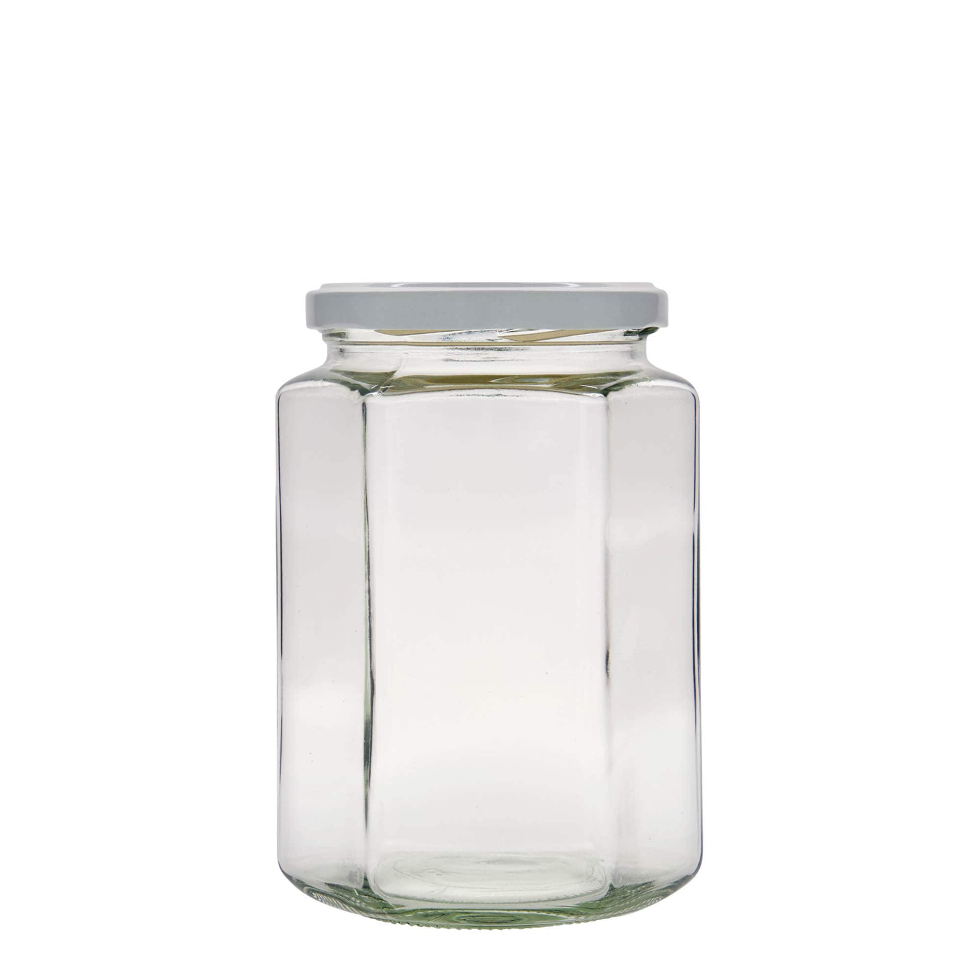 770 ml hexagonal jar, opening: Twist-off (TO 82)