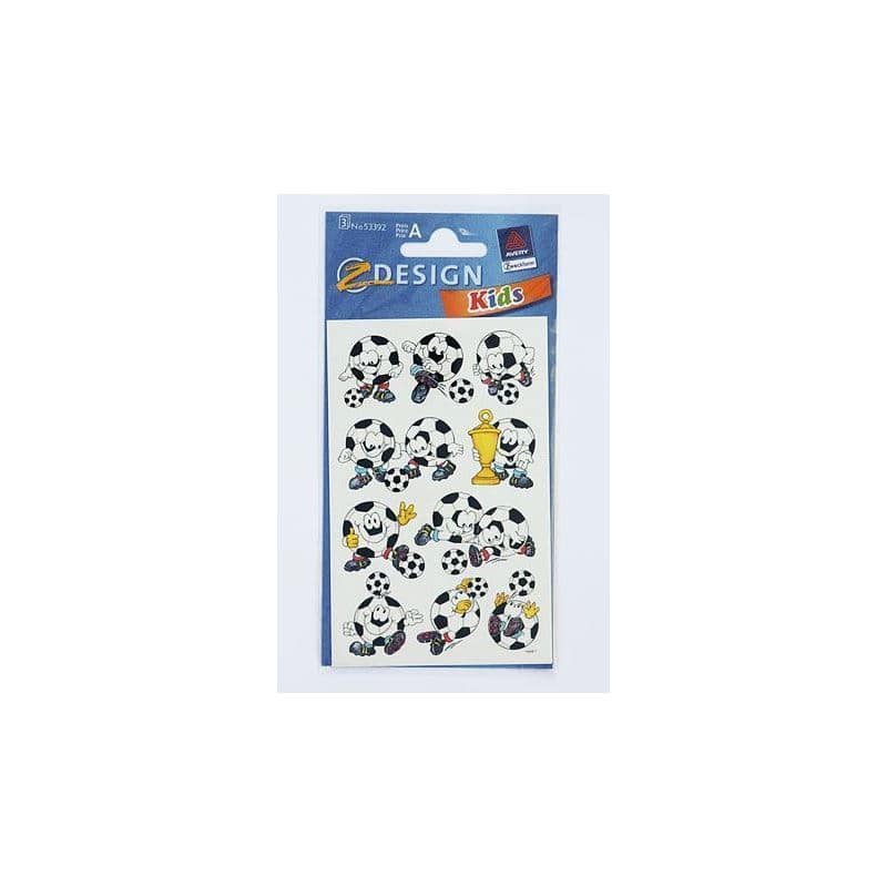 Zweckform Stickers ‘Football Balls with Faces’, Paper, Multicoloured