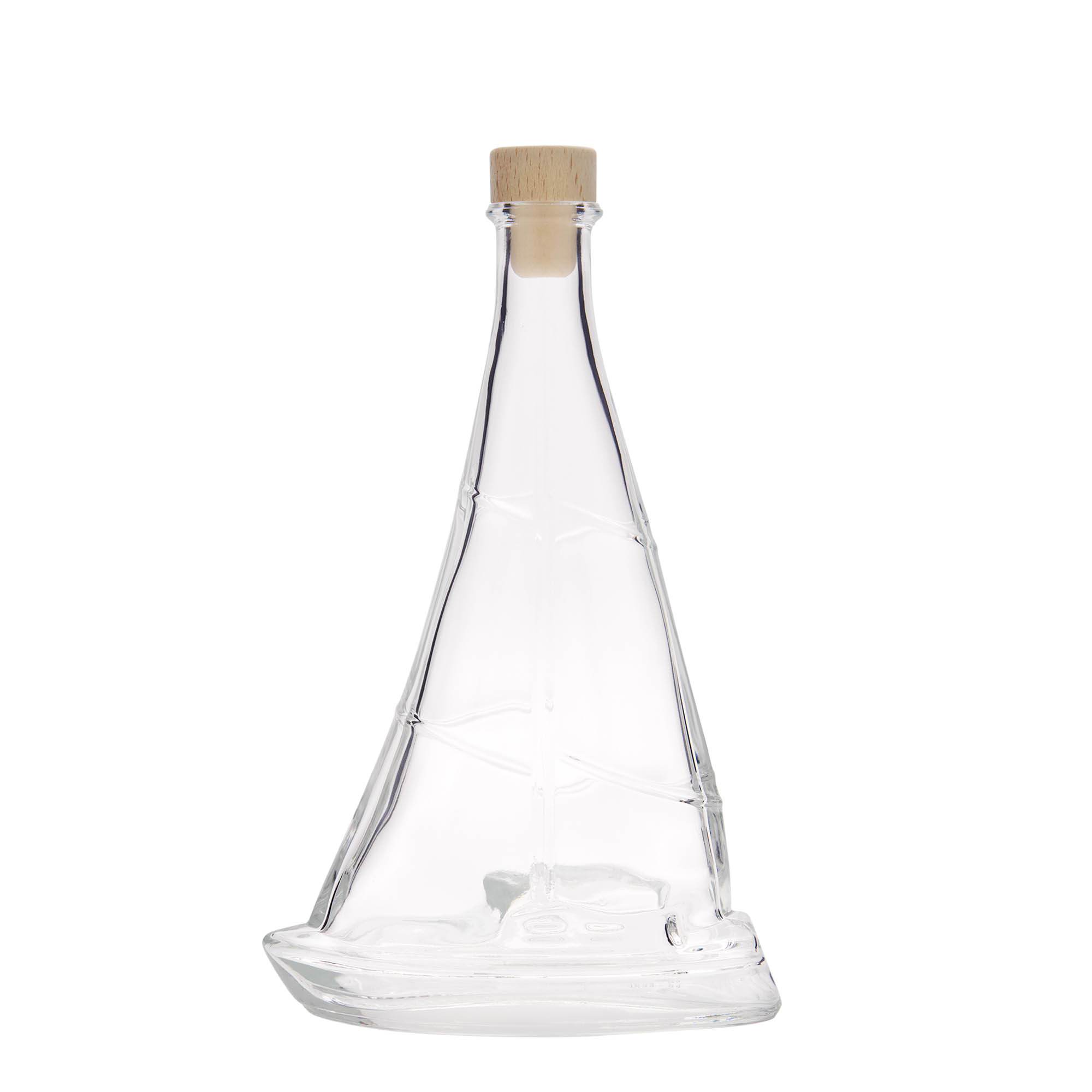 350 ml glass bottle 'Sailboat', opening: cork
