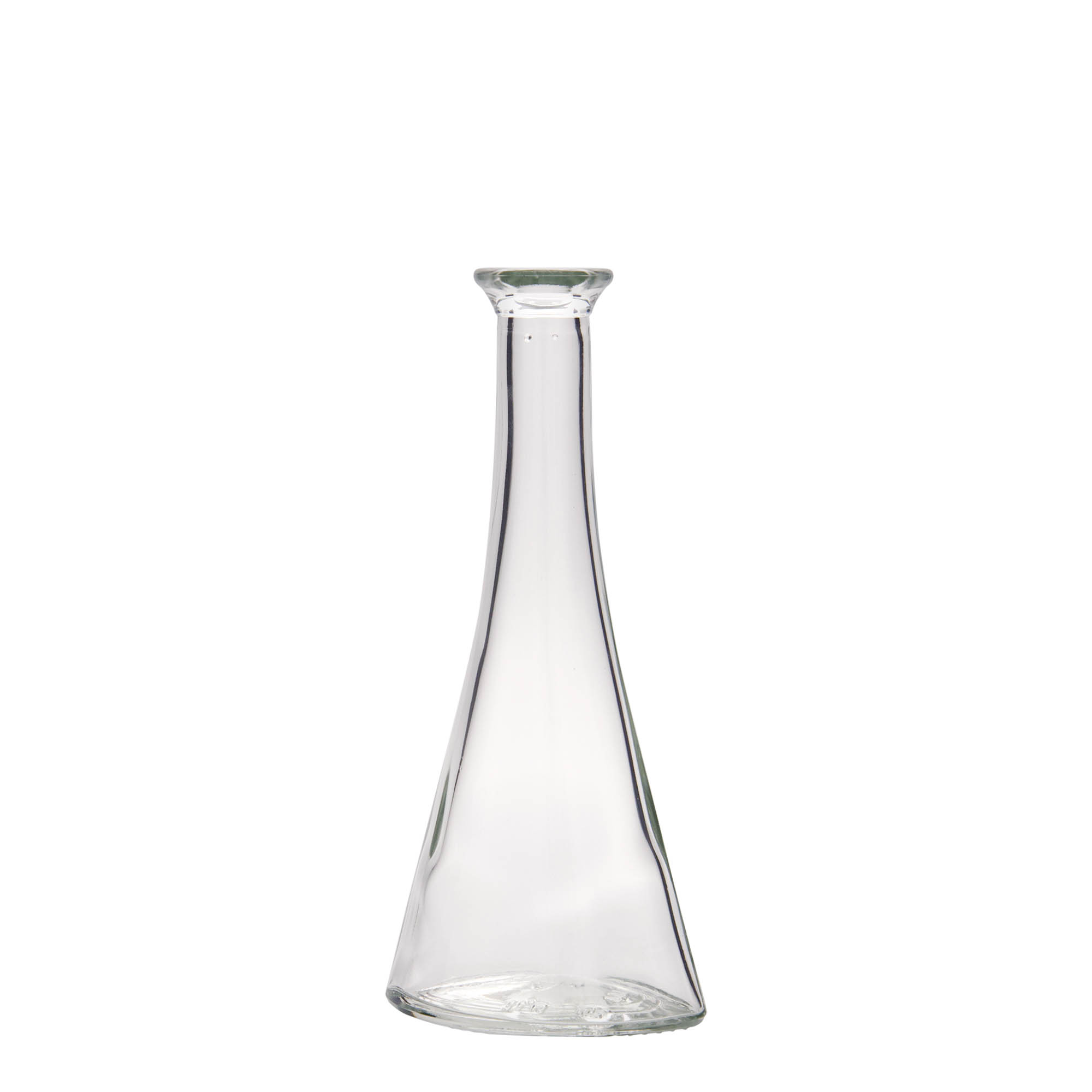 100 ml glass bottle ‘Veronica’, half-round, opening: cork