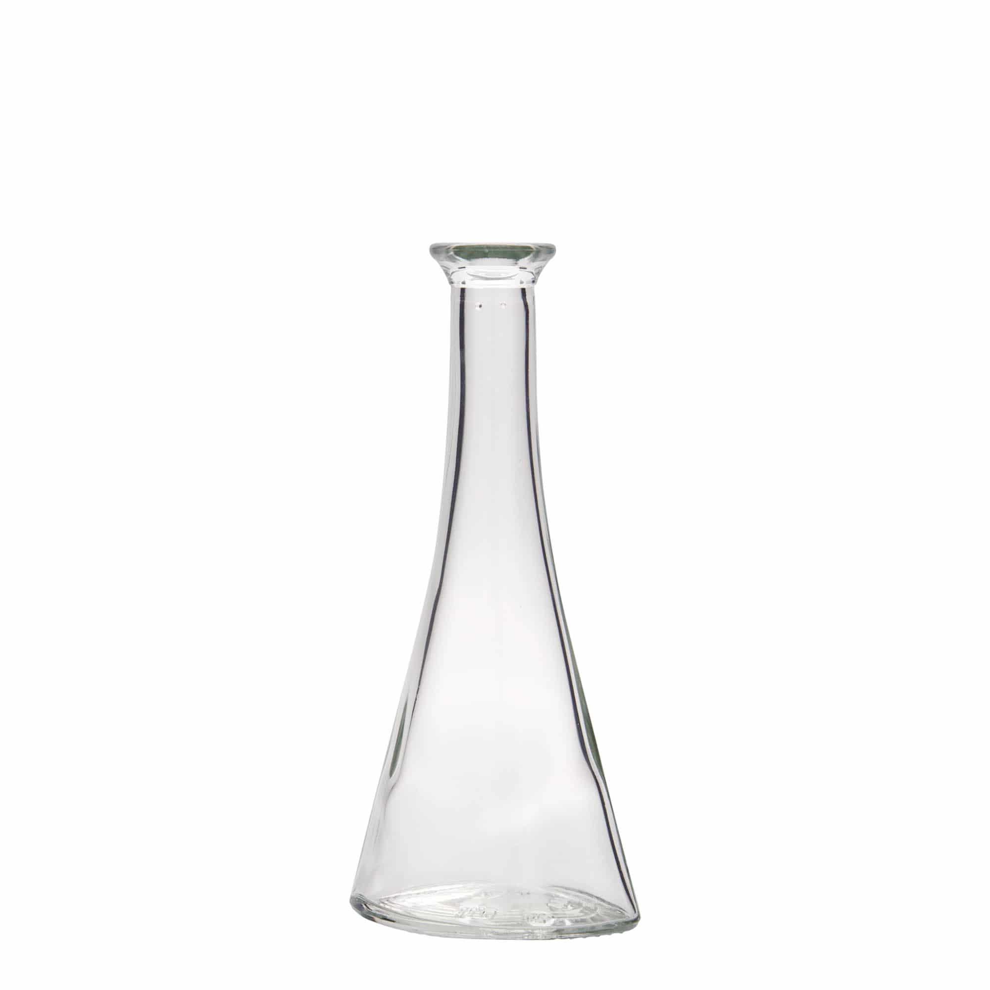 100 ml glass bottle ‘Veronica’, half-round, opening: cork