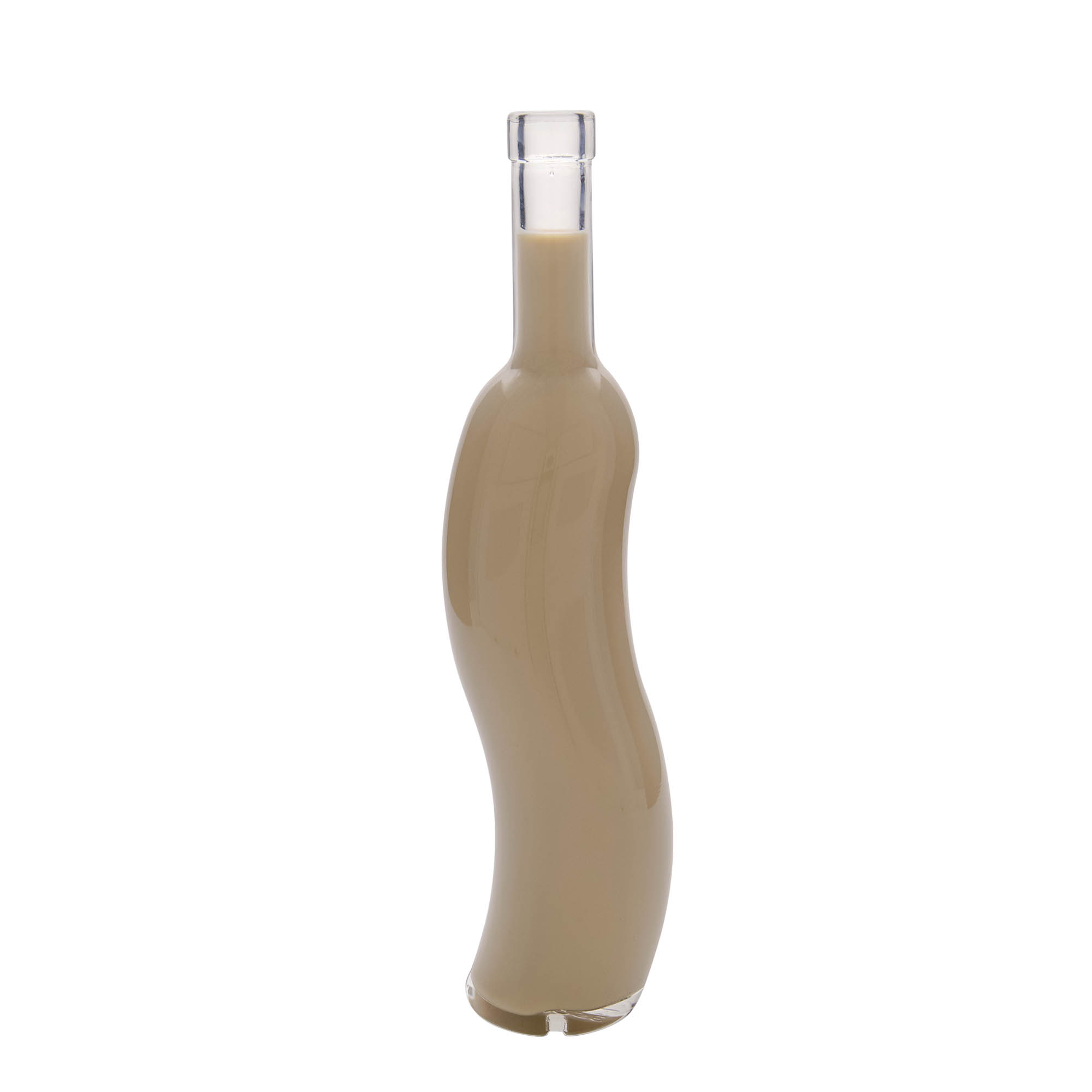 500 ml glass bottle 'La-Ola', semi-round, opening: cork