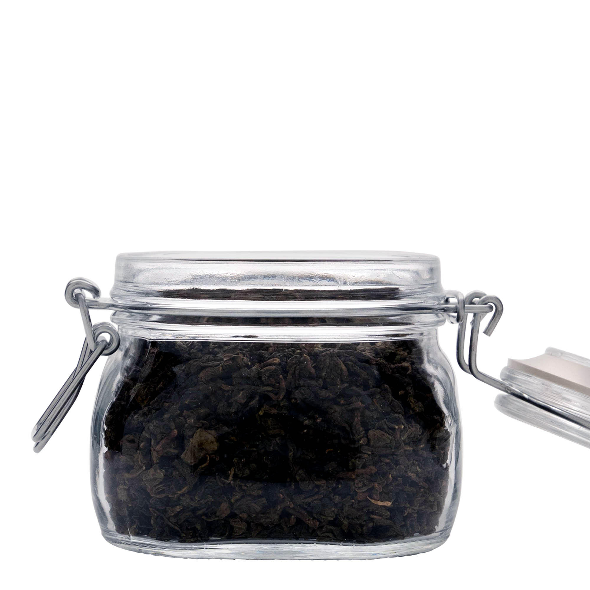 500 ml wire bail jar 'Fido', square, opening: wire bail closure