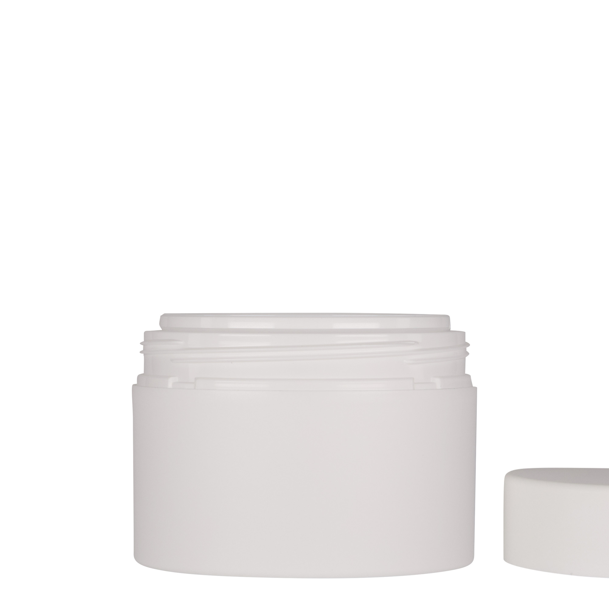 250 ml plastic jar 'Antonella', PP, white, opening: screw cap 250 ml plastic jar 'Antonella', PP, white, opening: screw cap