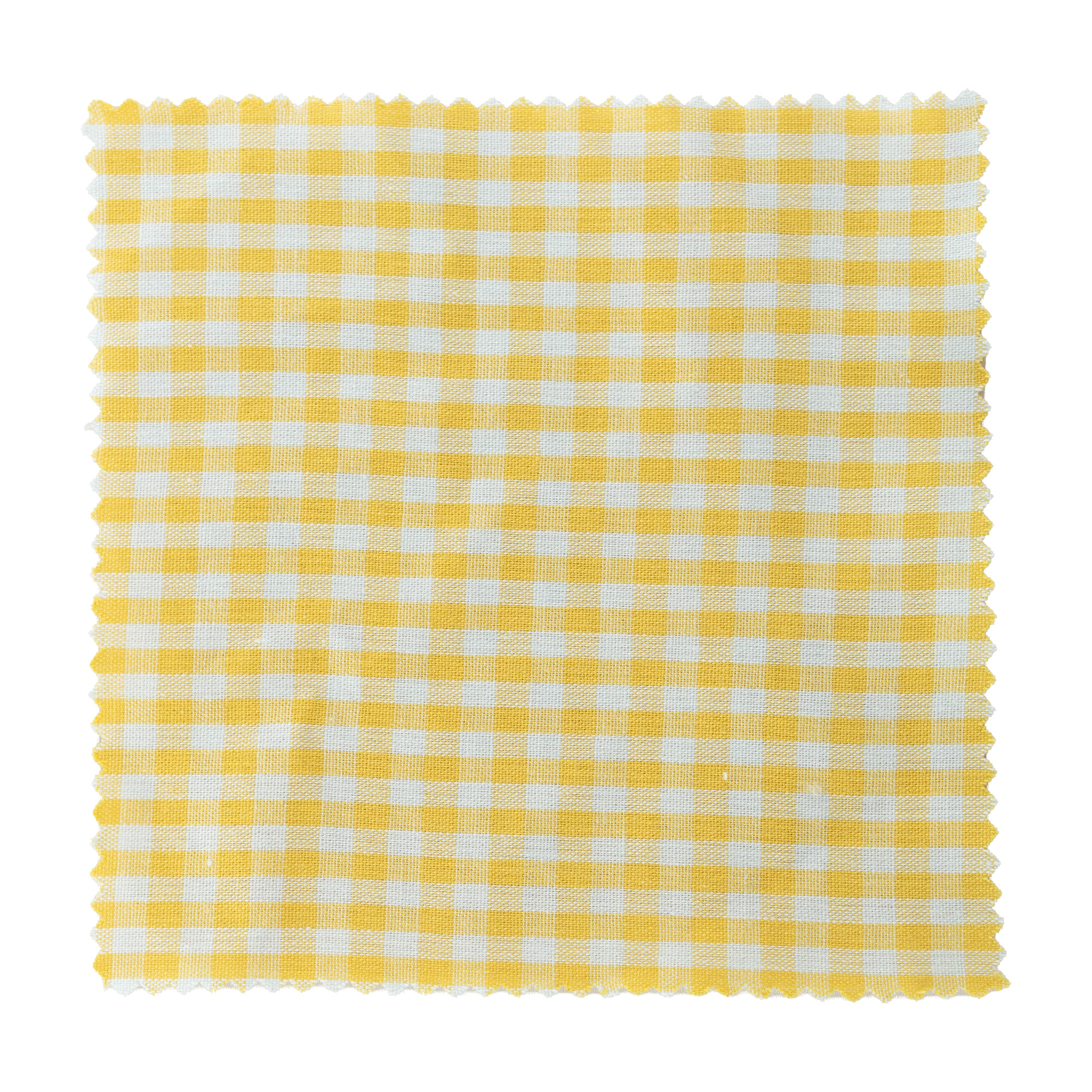 Checked fabric jar cover 15x15, square, textile, yellow, for opening: TO58-TO82 Checked fabric jar cover 15x15, square, textile, yellow, for opening: TO58-TO82