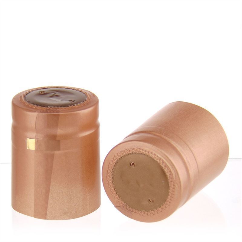 Shrink capsule 32x41, PVC plastic, terracotta Shrink capsule 32x41, PVC plastic, terracotta
