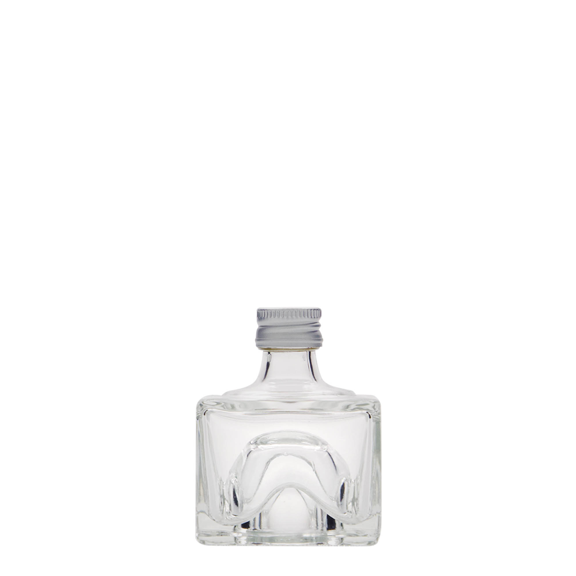 40 ml glass bottle 'Cocolores', square, opening: PP 18