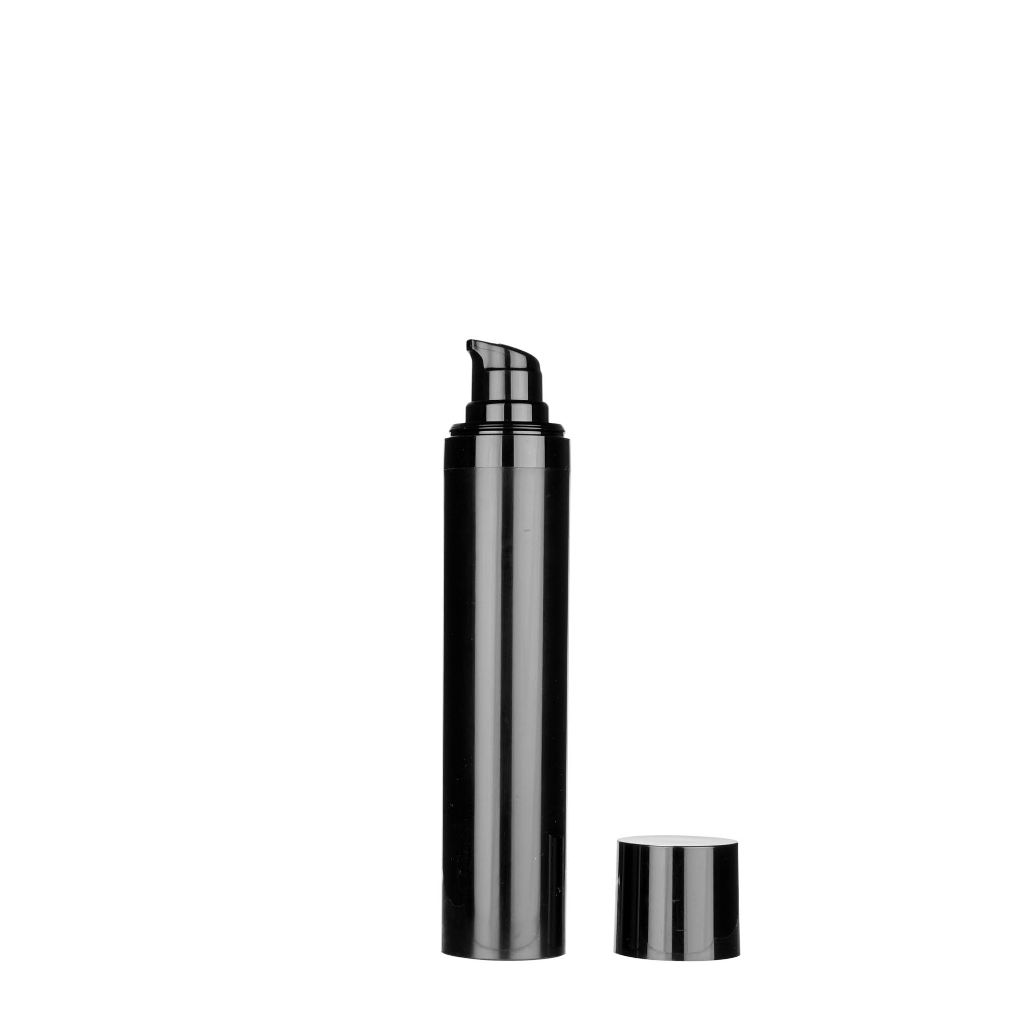 50 ml Airless Dispenser 'Micro', PP plastic, black 50 ml Airless Dispenser 'Micro', PP plastic, black
