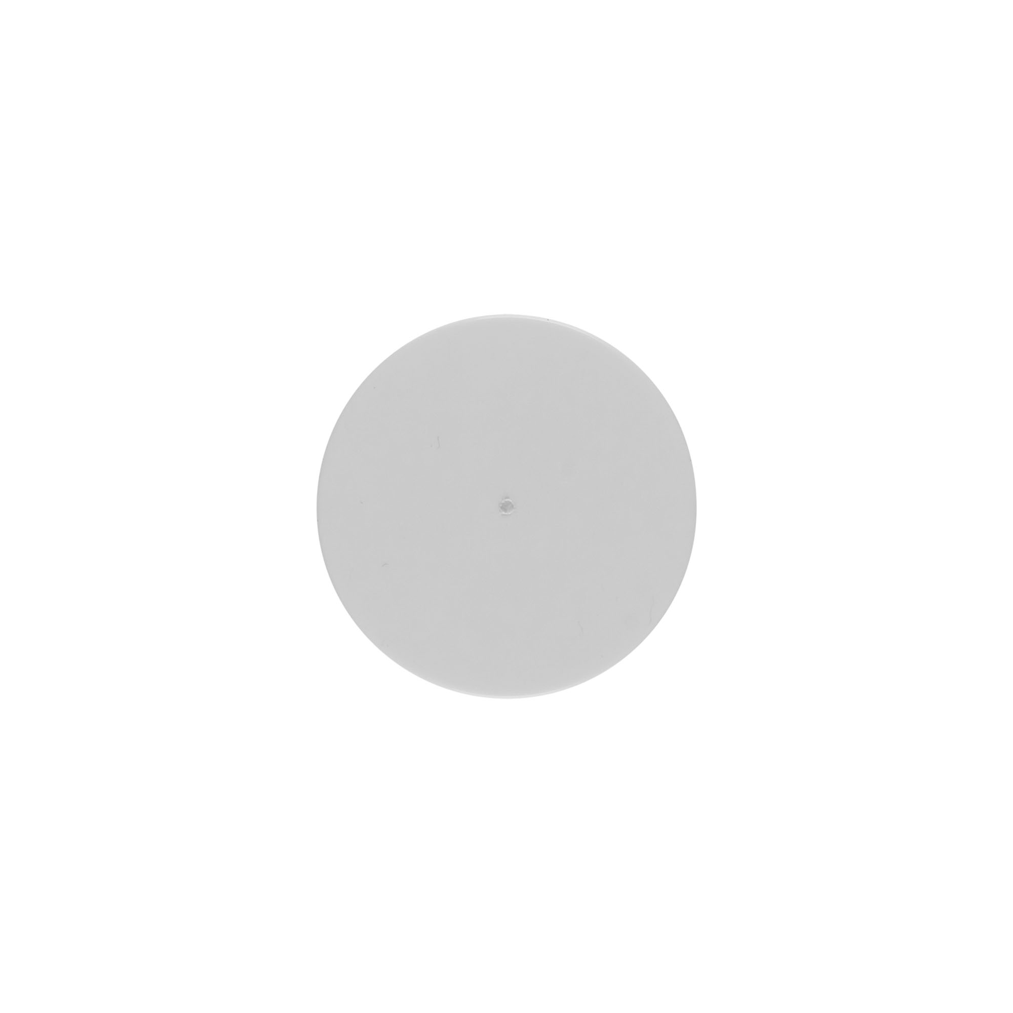 Cover disc for 15 ml ‘Bianca’, PP plastic, white