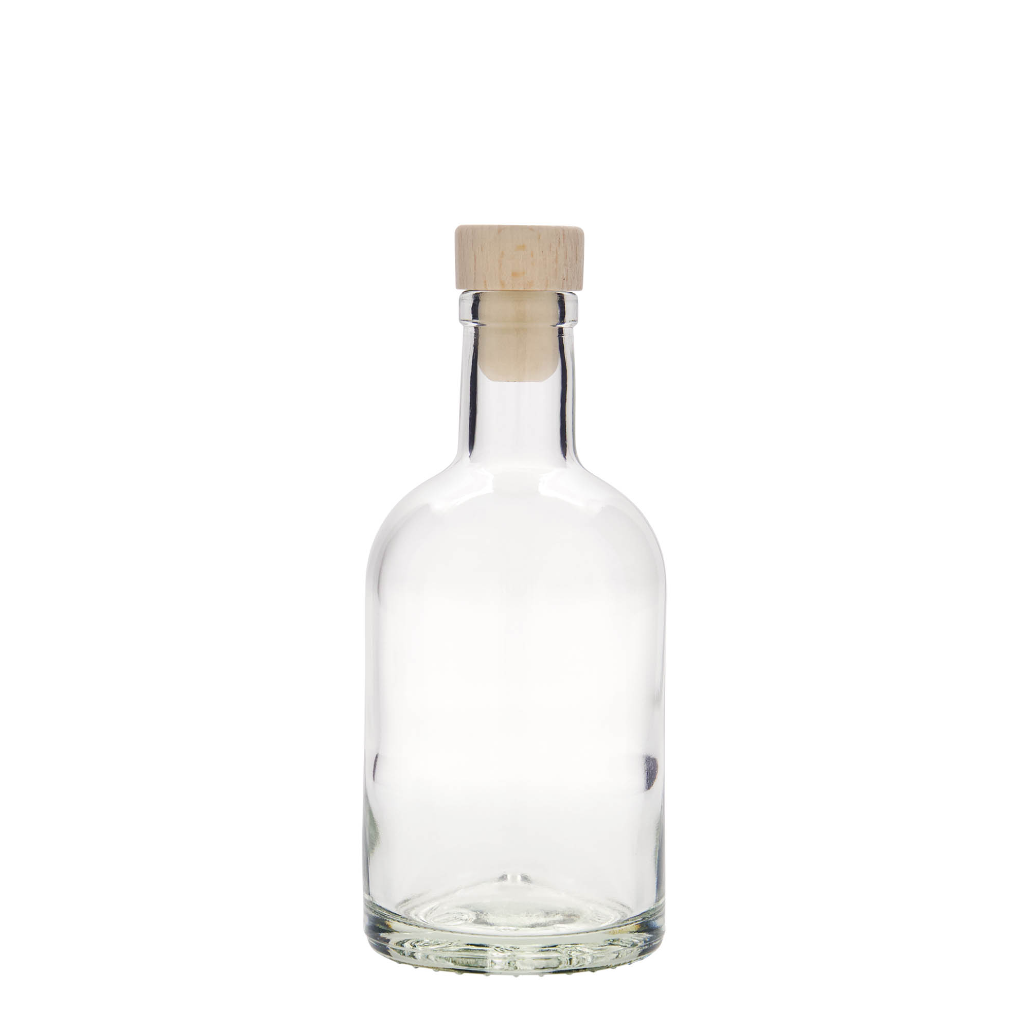 250 ml glass bottle 'First Class', opening: cork 250 ml glass bottle 'First Class', opening: cork