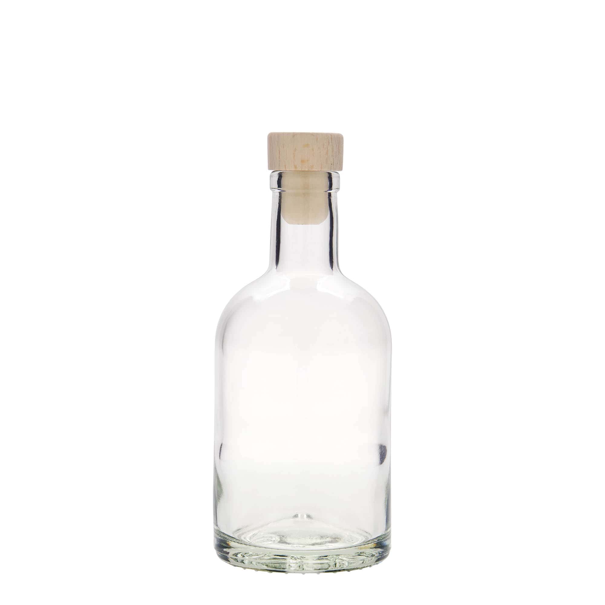 250 ml glass bottle ‘First Class’, opening: cork