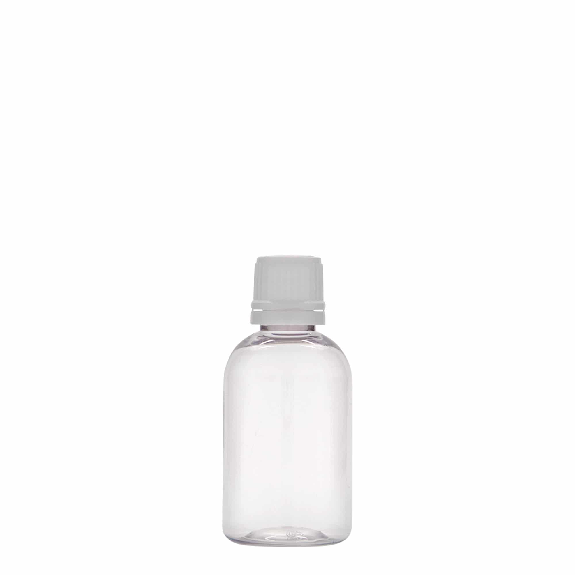 50 ml PET medical bottle ‘Easy Living’, plastic, opening: DIN 18