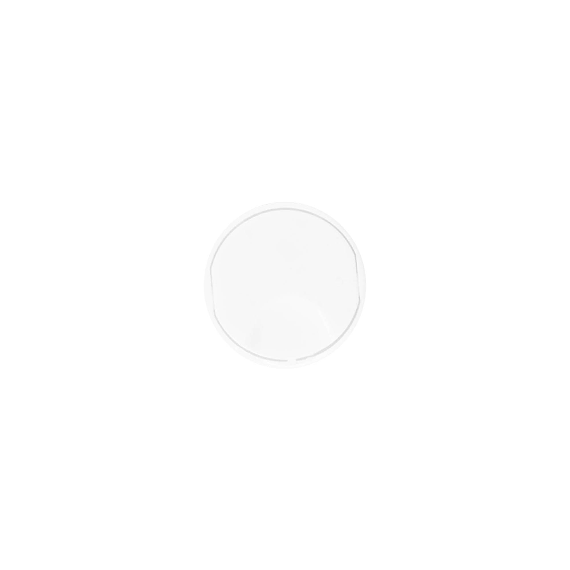 Screw cap with disc top, PP plastic, white, for opening: 20/410 Screw cap with disc top, PP plastic, white, for opening: 20/410