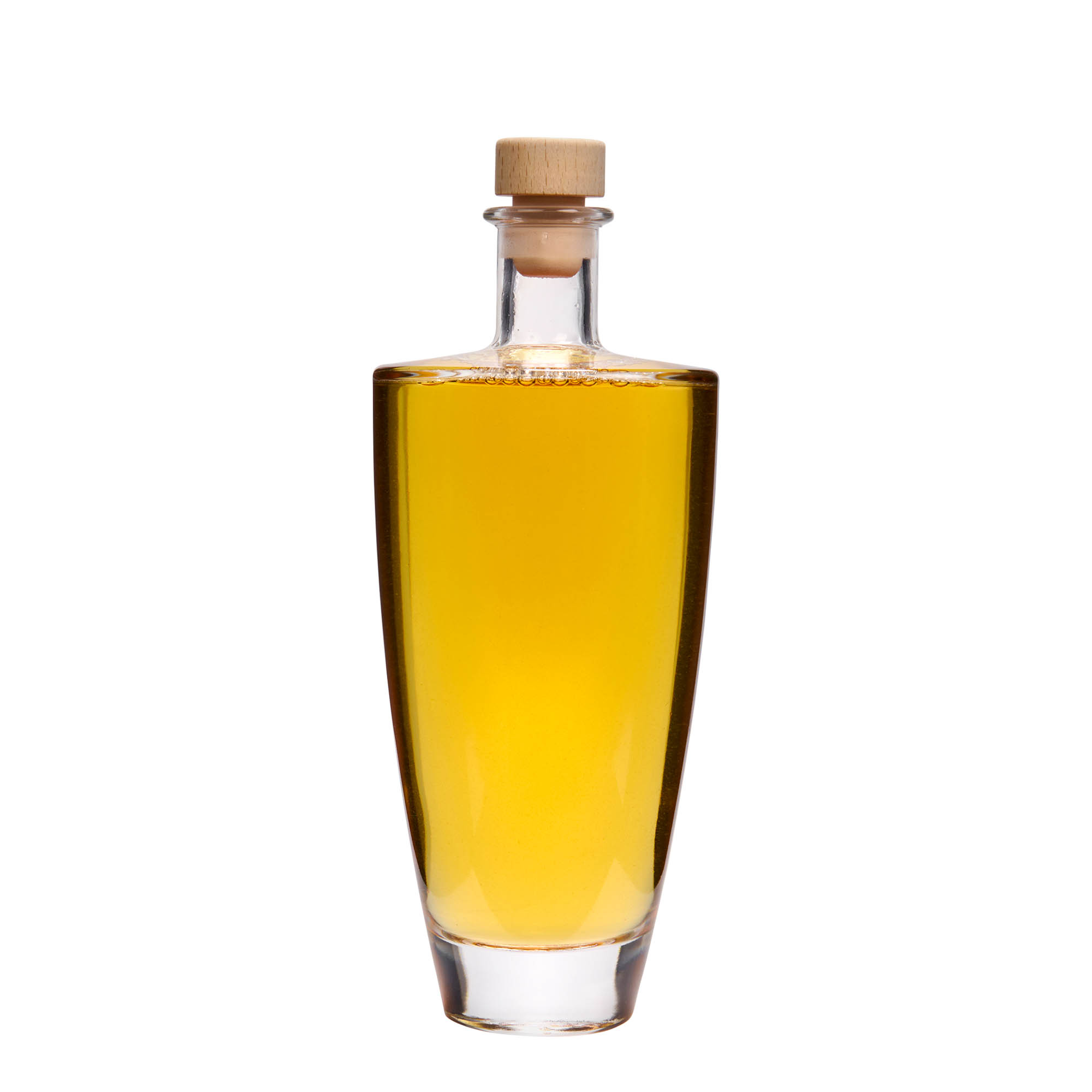 500 ml glass bottle 'Vanessa', oval, opening: cork