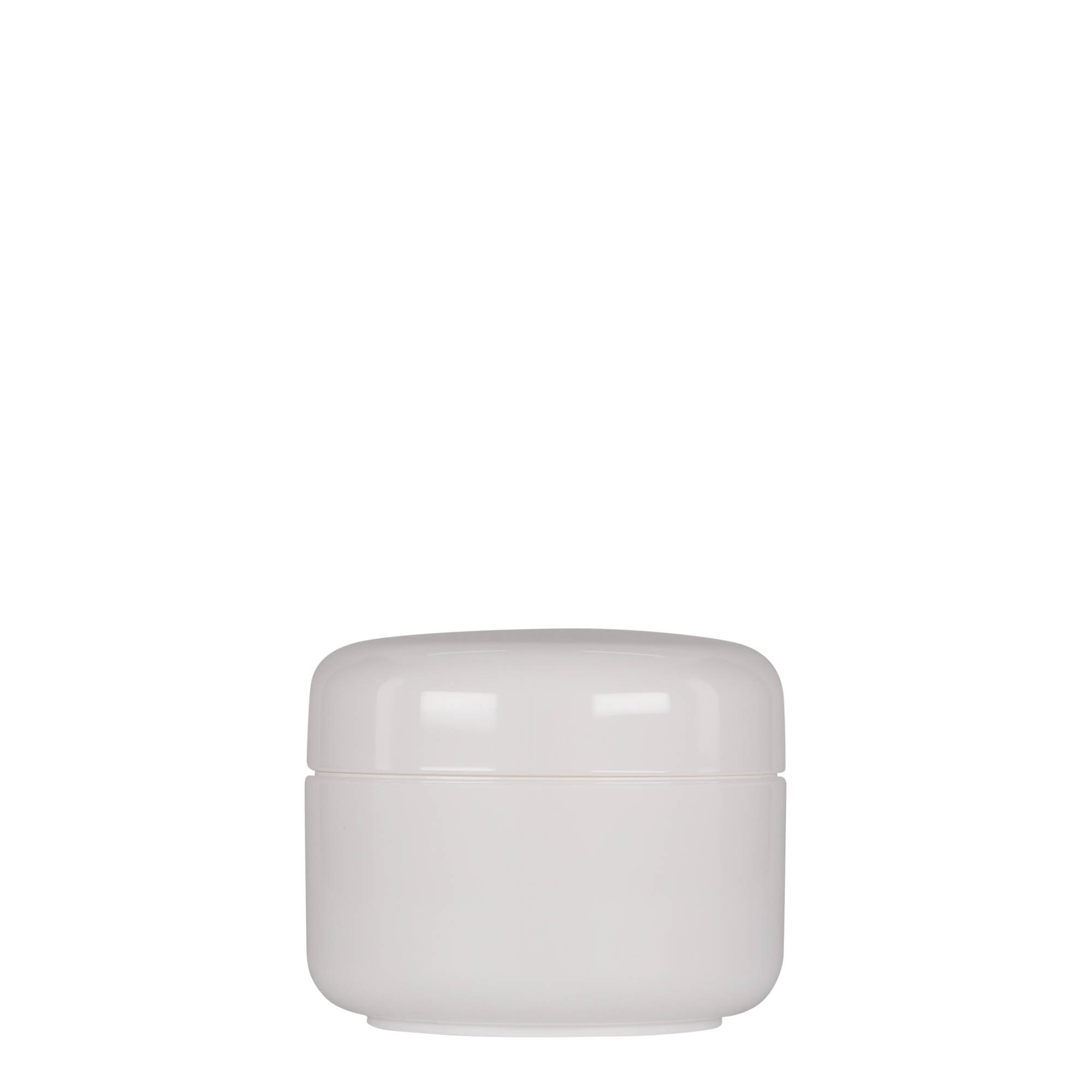 150 ml plastic jar 'Bianca', PP, white, opening: screw cap